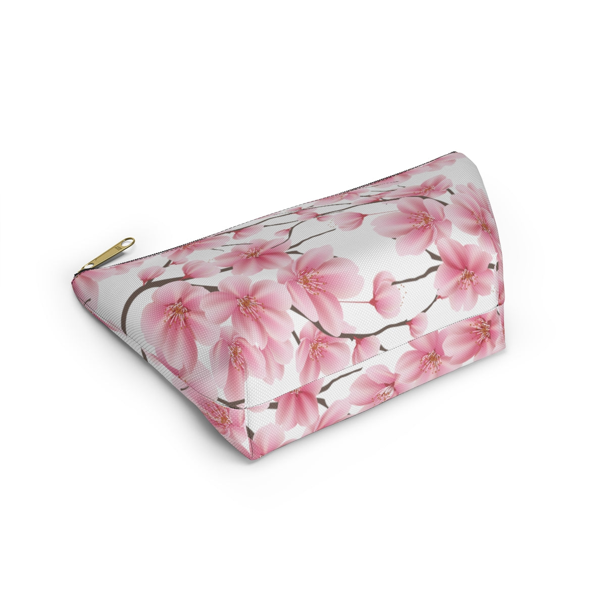 Cherry Blossom Makeup Bag / Pink Cosmetic Bag