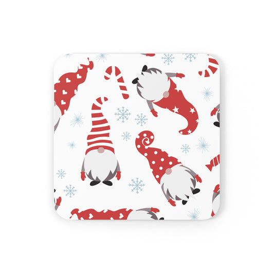 Christmas Gnome Coaster / Set of 4