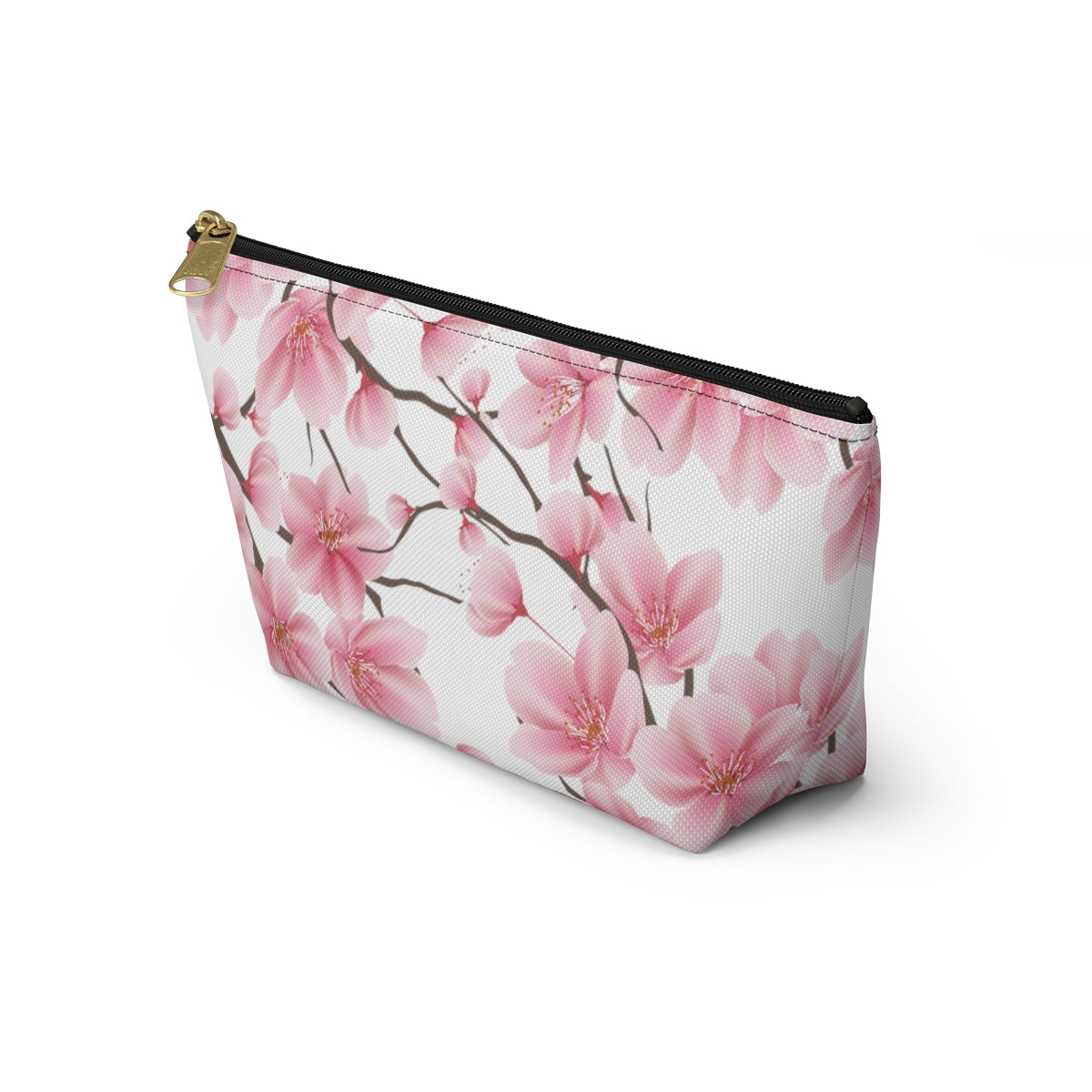 Cherry Blossom Makeup Bag / Pink Cosmetic Bag