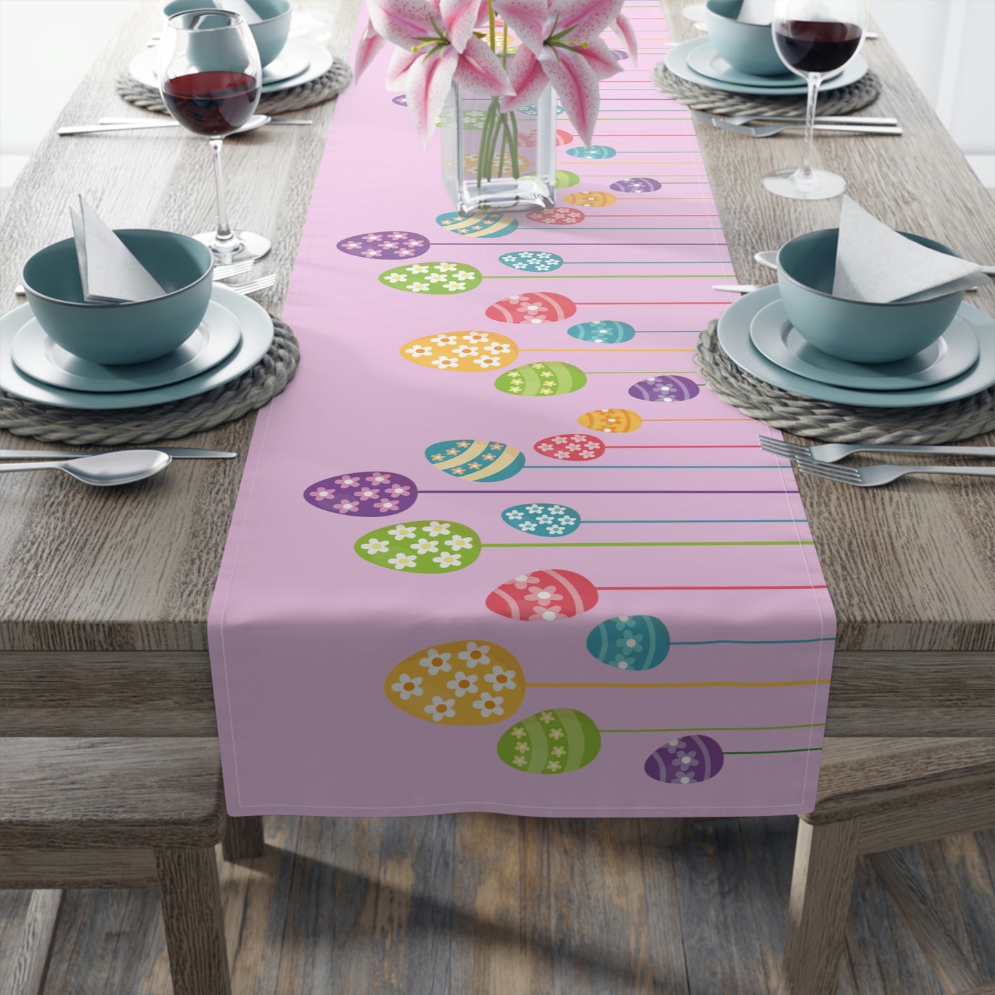 Easter Table Runner / Easter Decor / Easter Egg Decor
