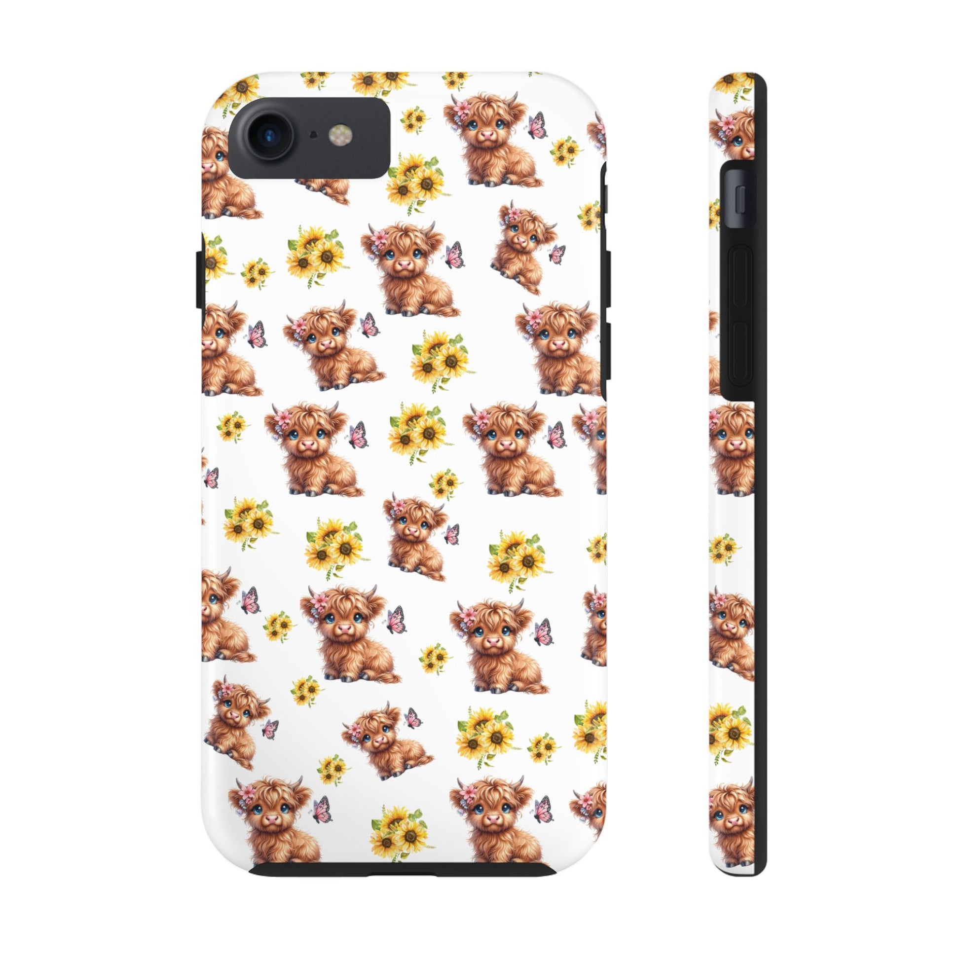 baby highland cow iphone case