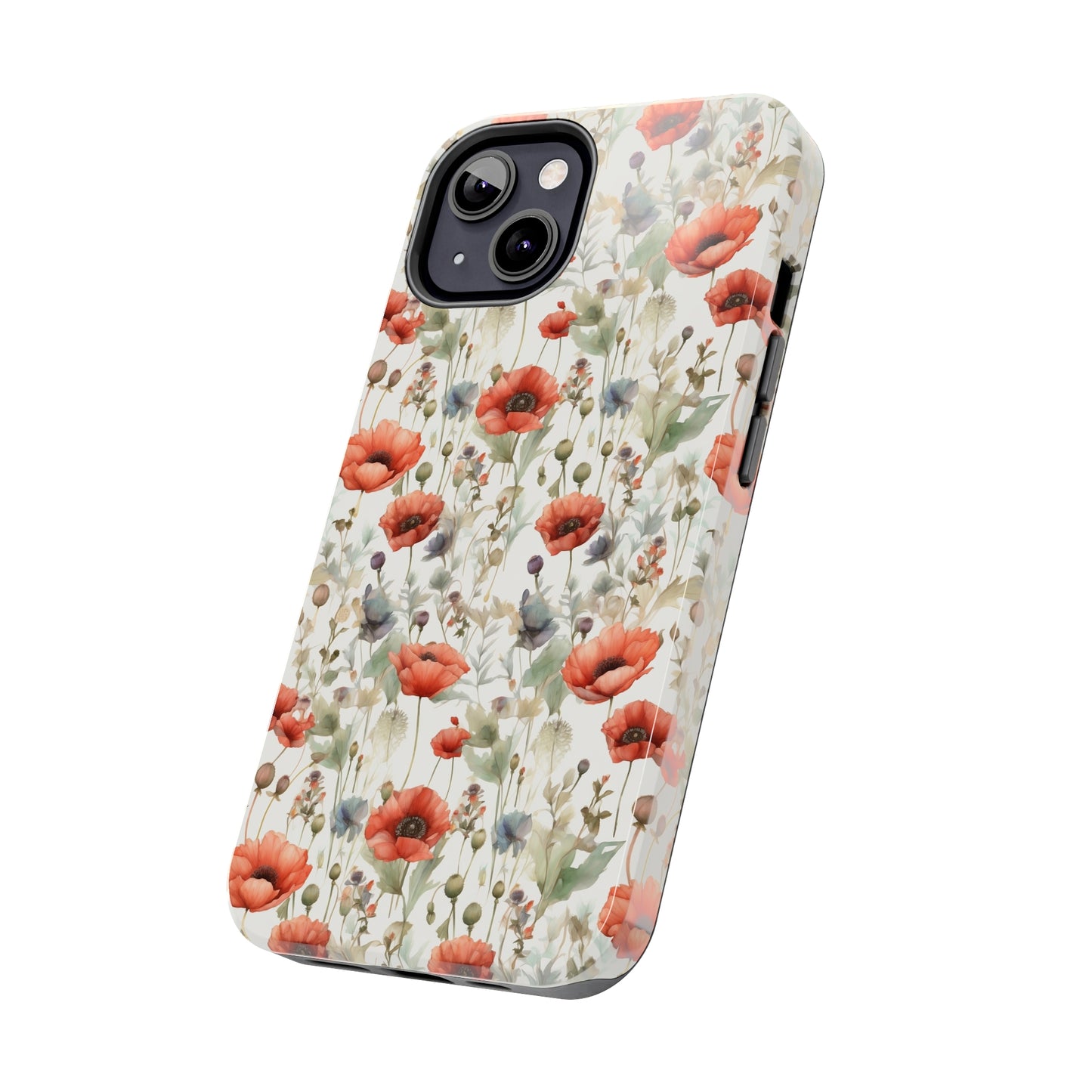 Watercolor Poppy Phone Case