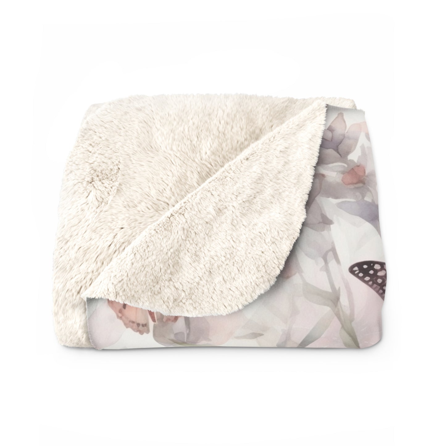 Girl's Butterfly Blanket / Pink Nursery Blanket