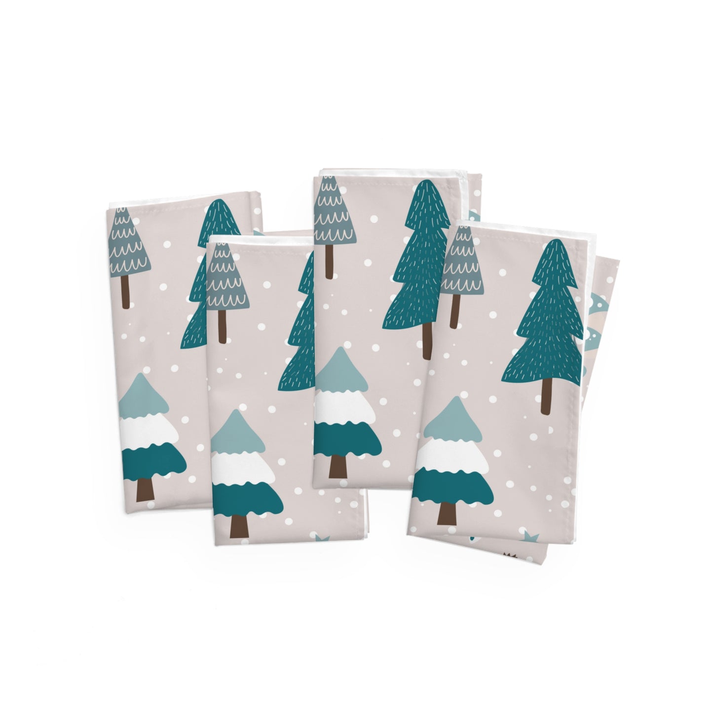 Winter Tree Napkins / Set of 4