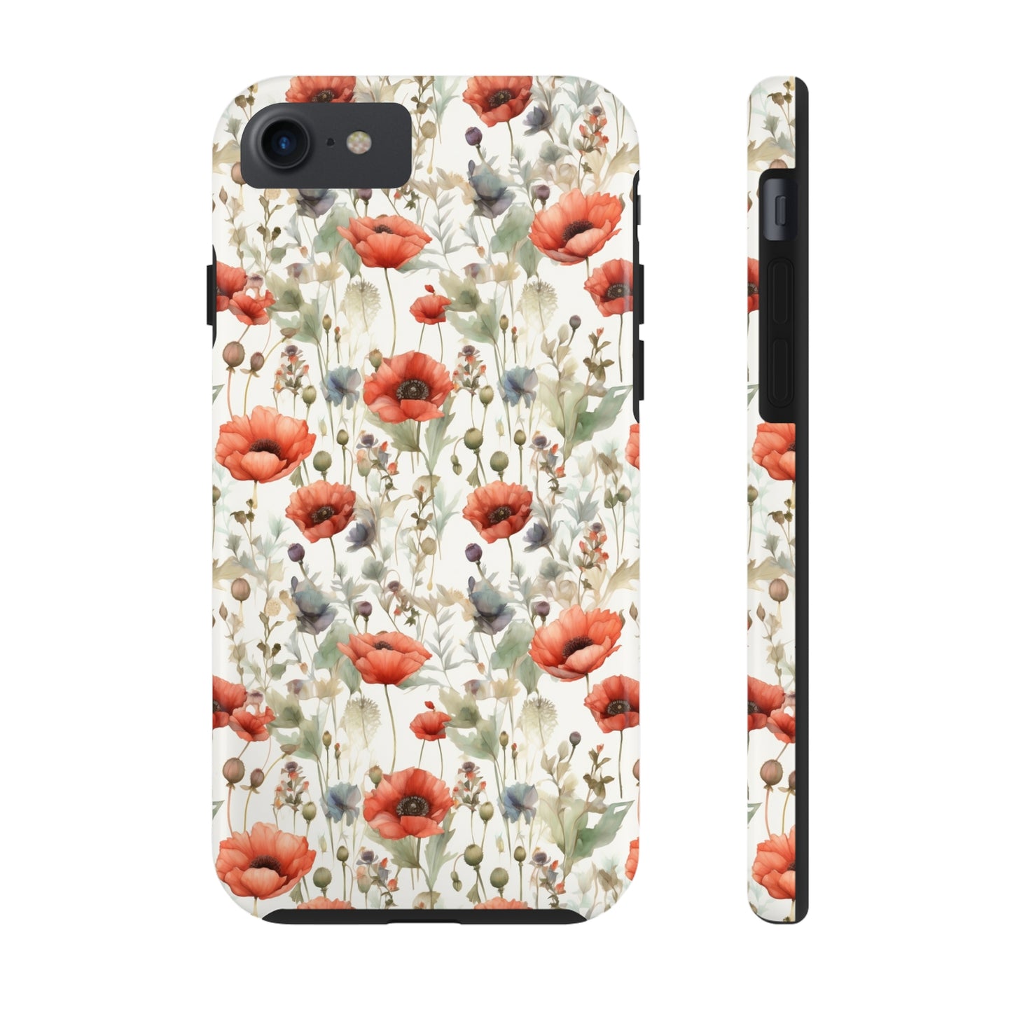 Watercolor Poppy Phone Case