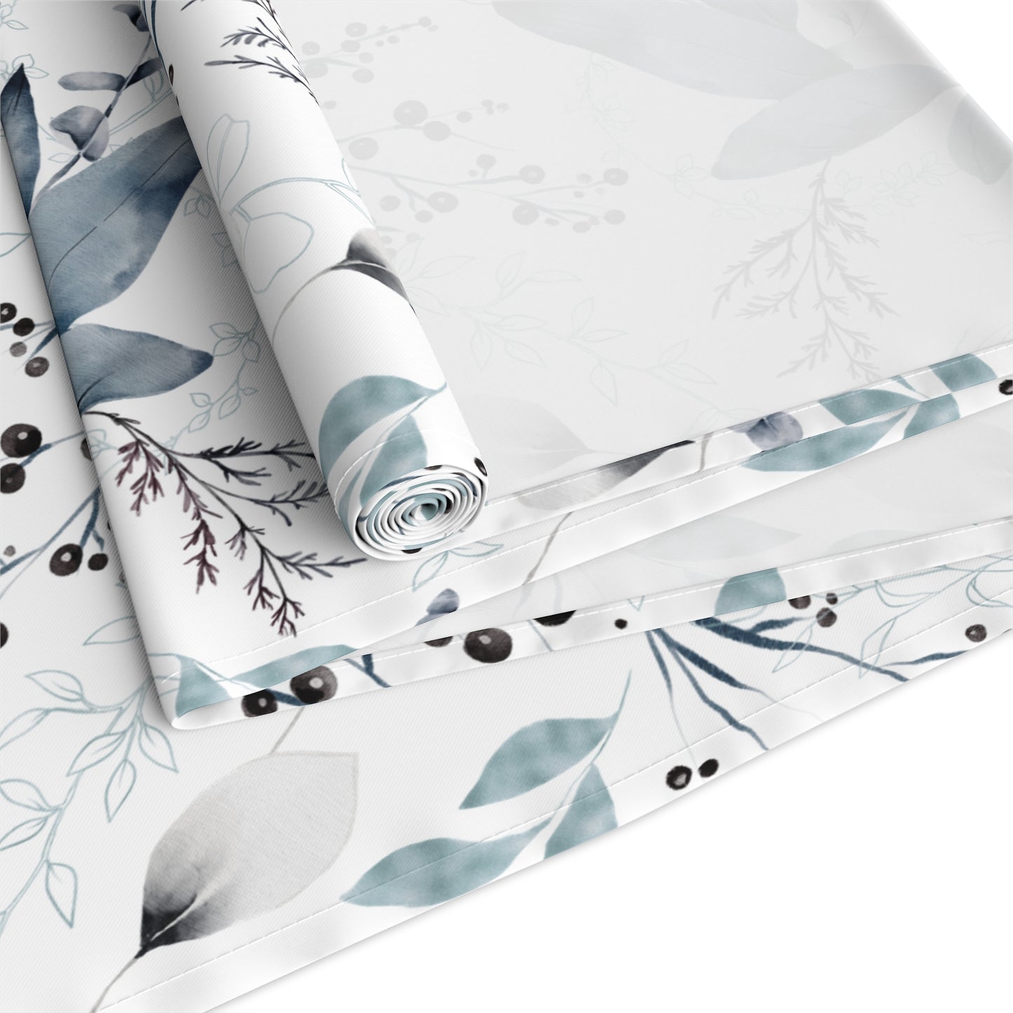 Winter Table Runner /  Floral Table Runner / Winter Decor