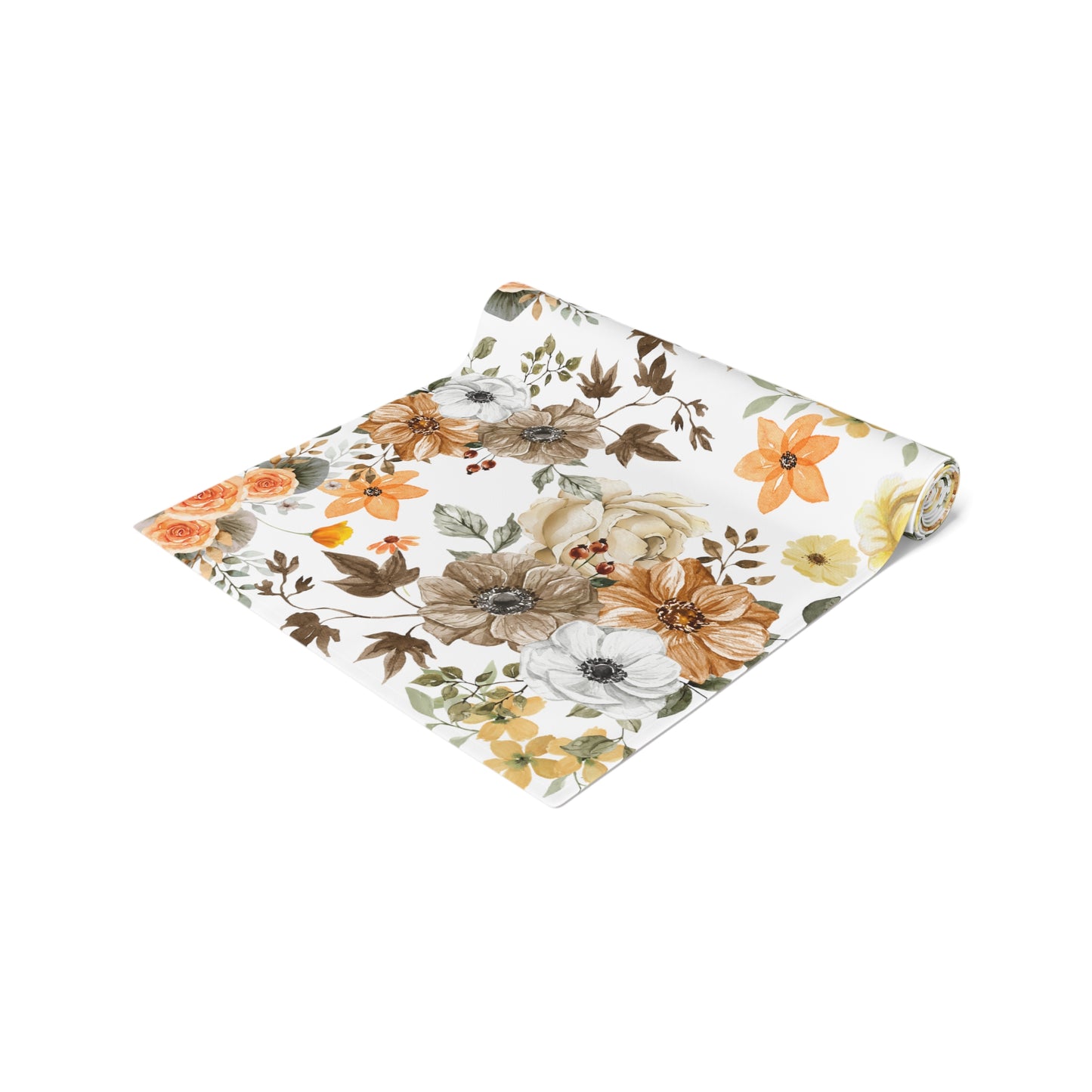 Fall Floral Table Runner