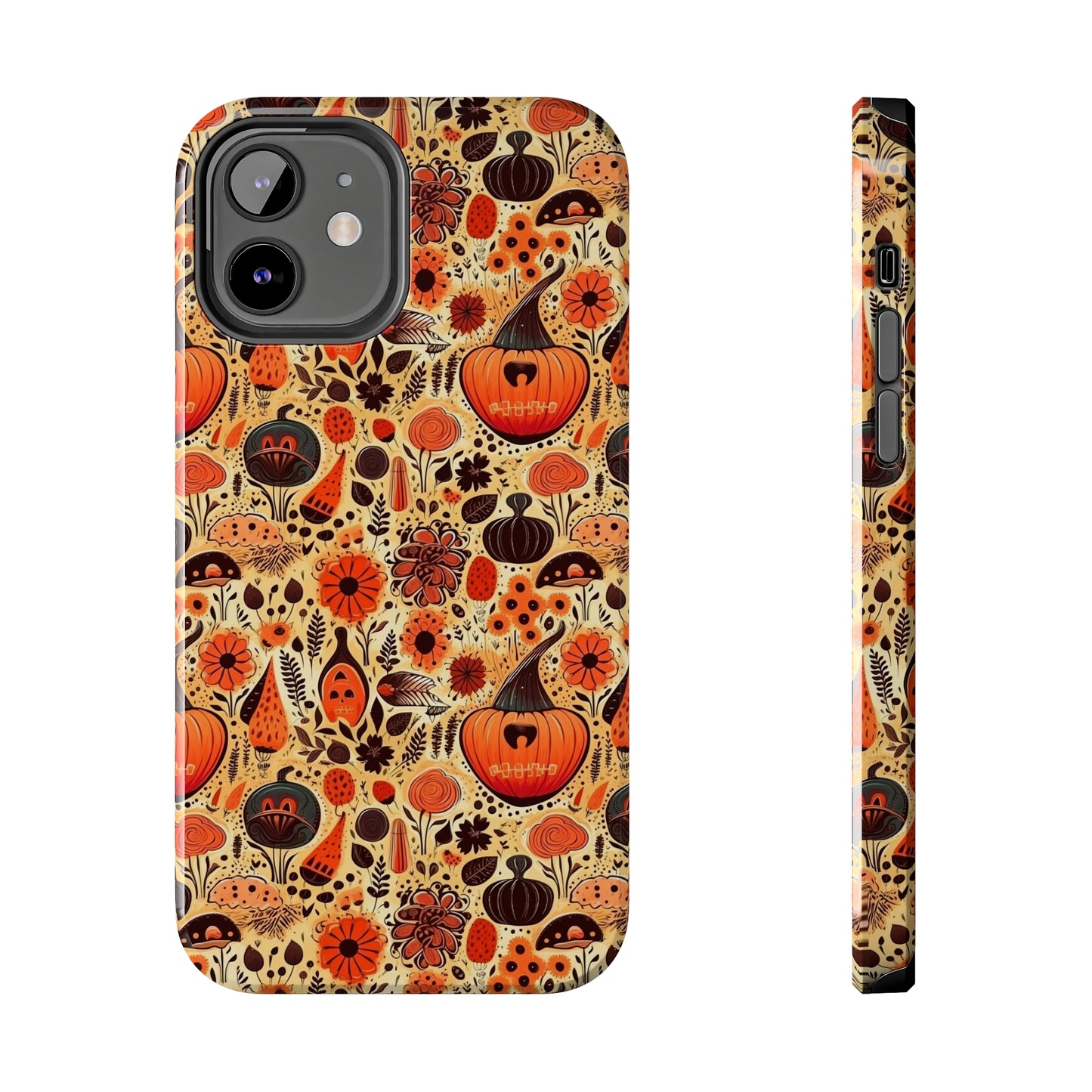 Retro Fall Harvest Pumpkin Phone Case