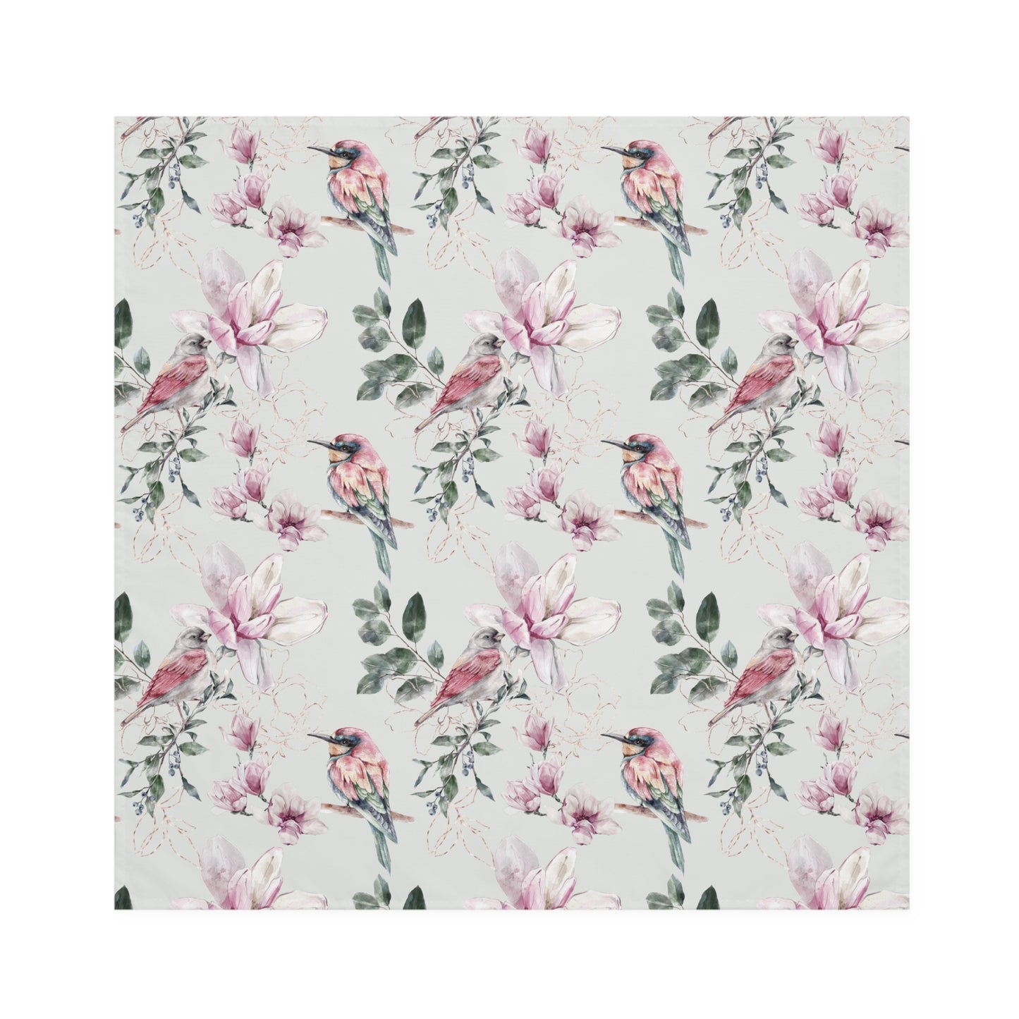 Floral Bird Napkins / Set of 4