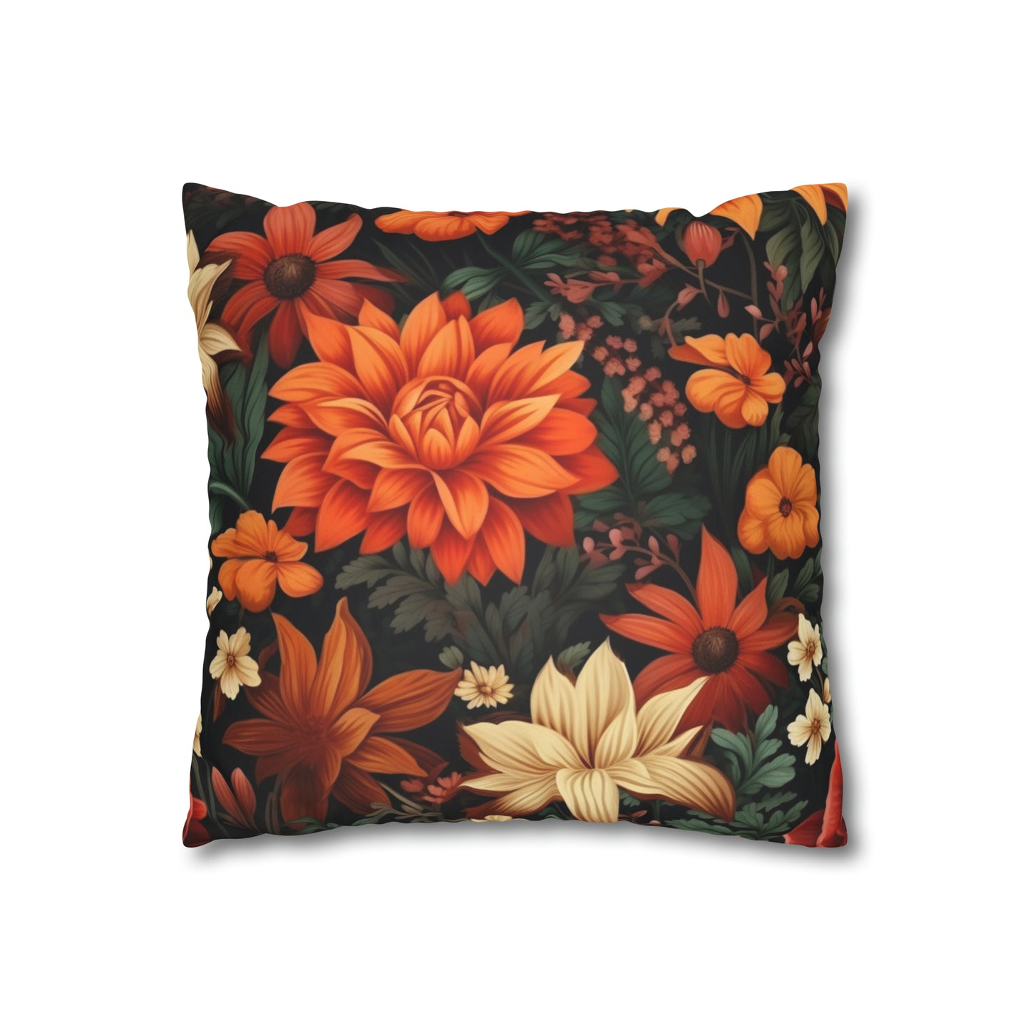 Fall Floral Pillow Case