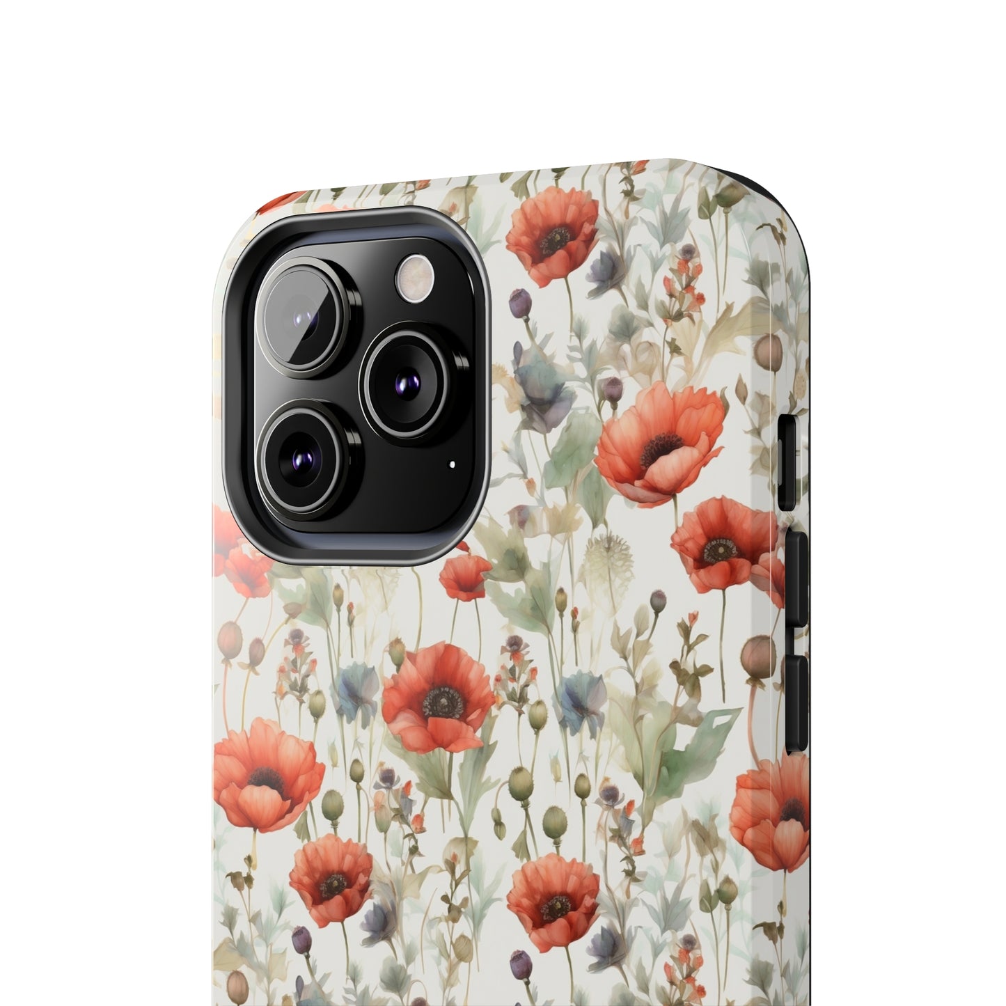 Watercolor Poppy Phone Case