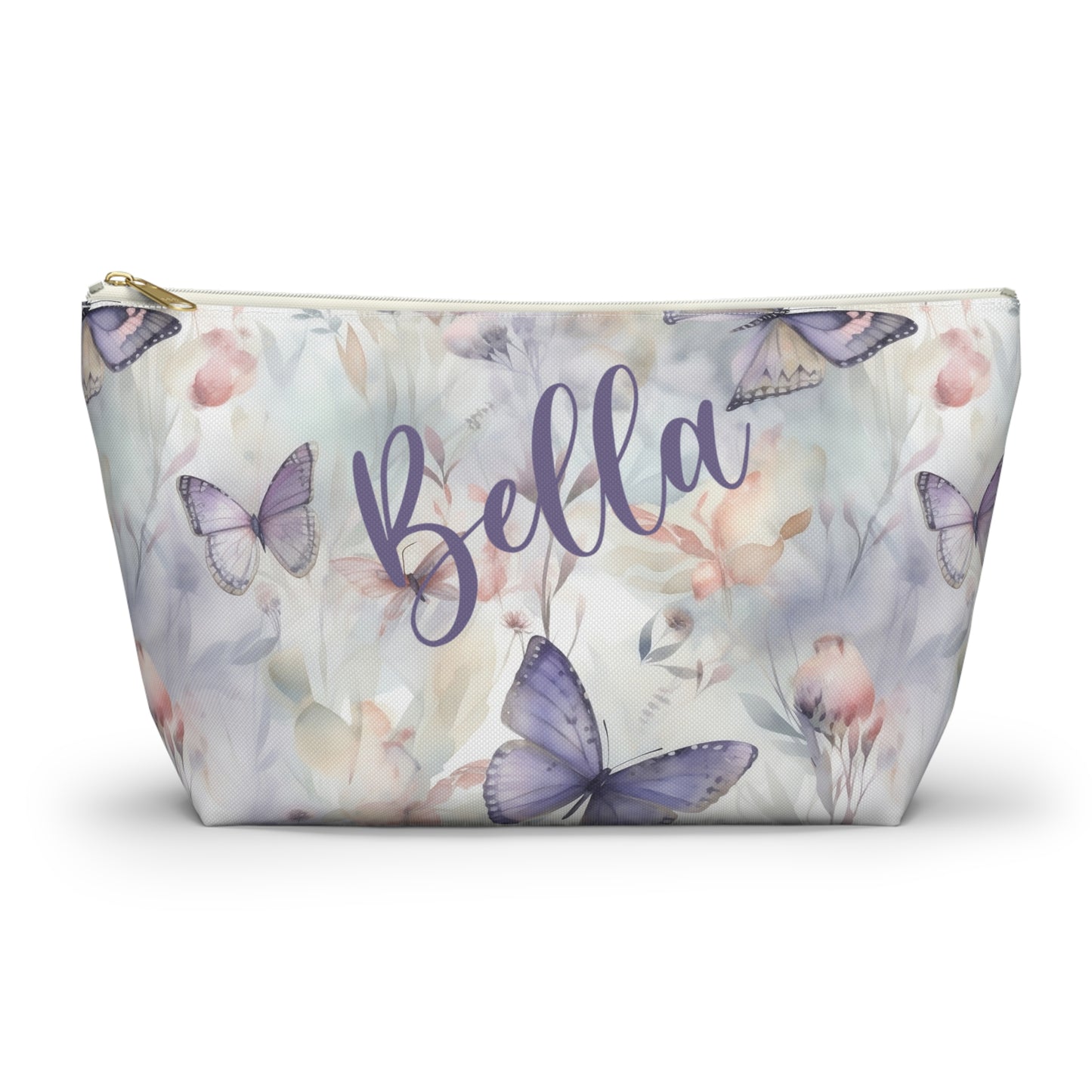 Butterfly Makeup Bag / Personalized Cosmetic Bag