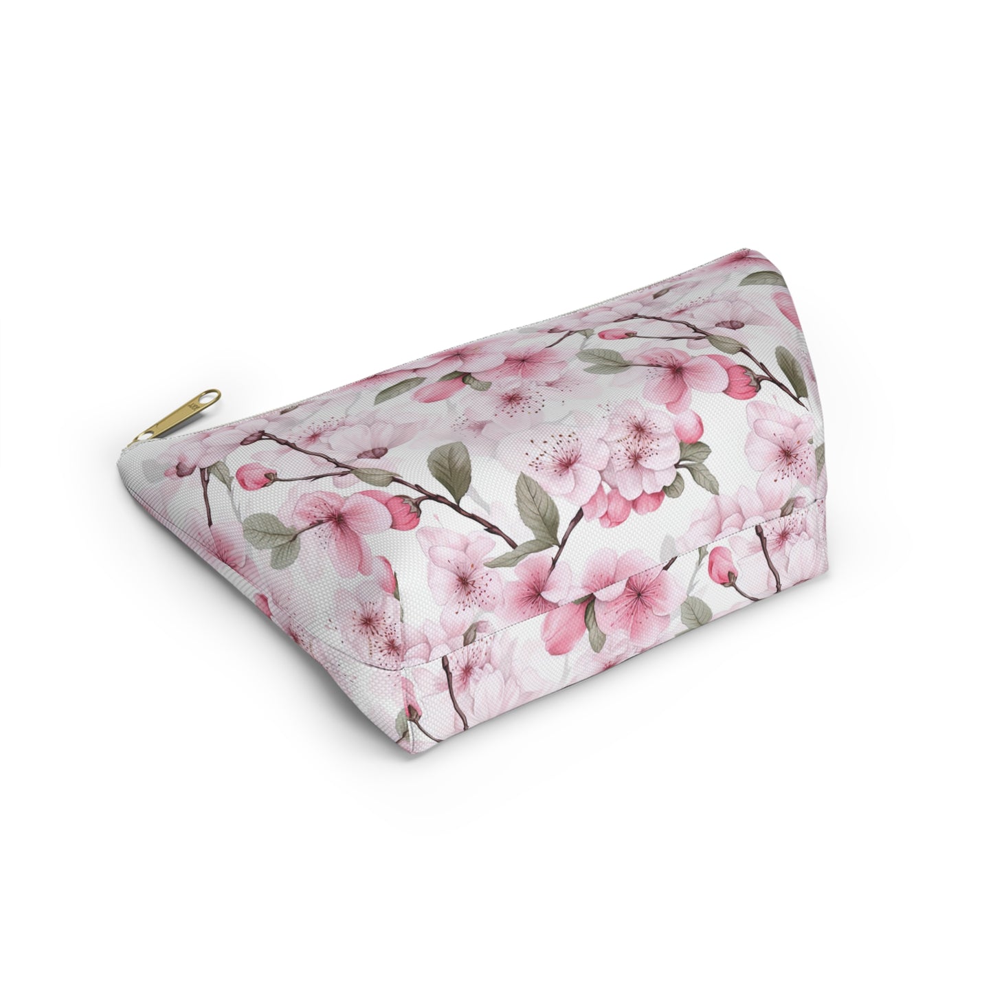 Pink Cherry Blossom Makeup Bag