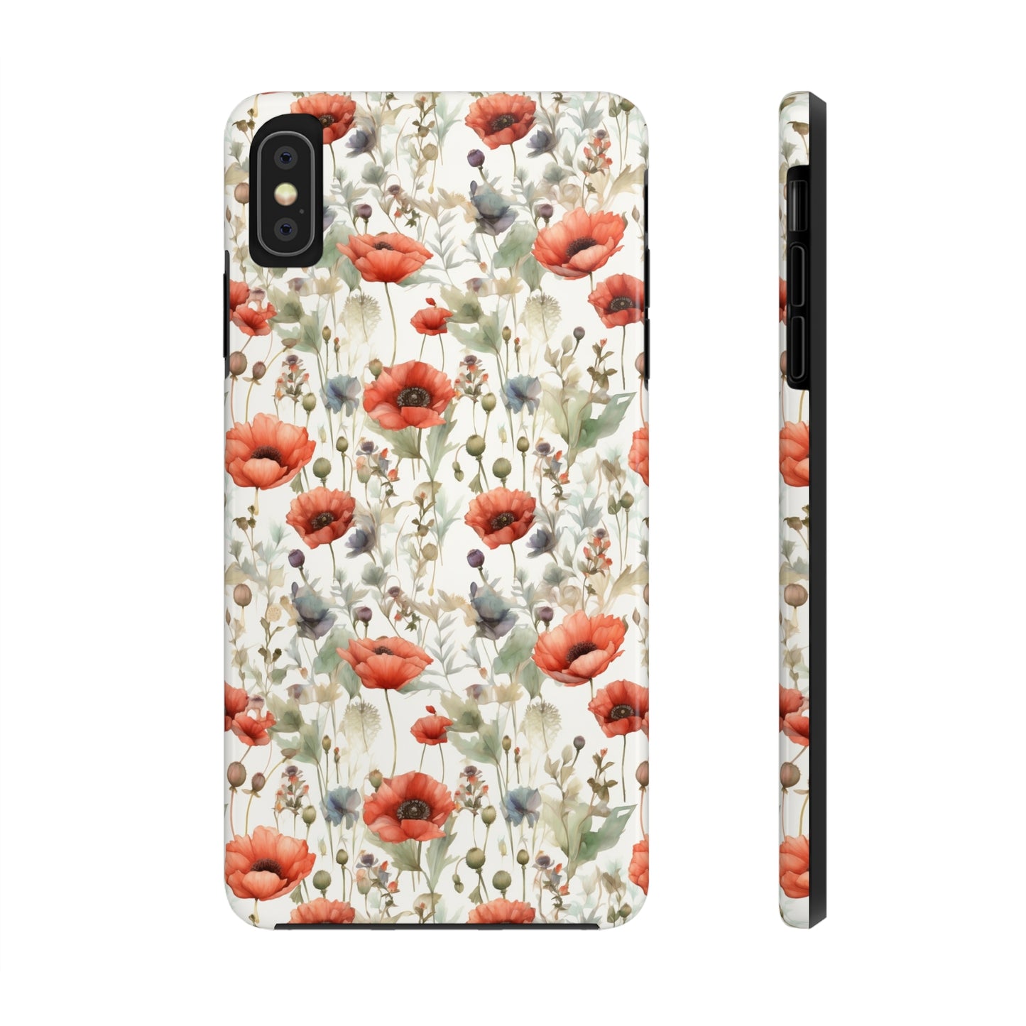 Watercolor Poppy Phone Case