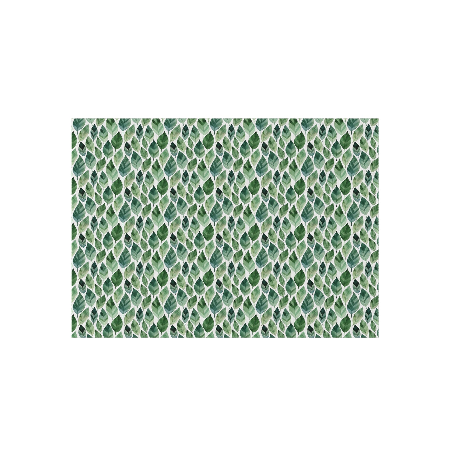 green leaf indoor outdoor rug