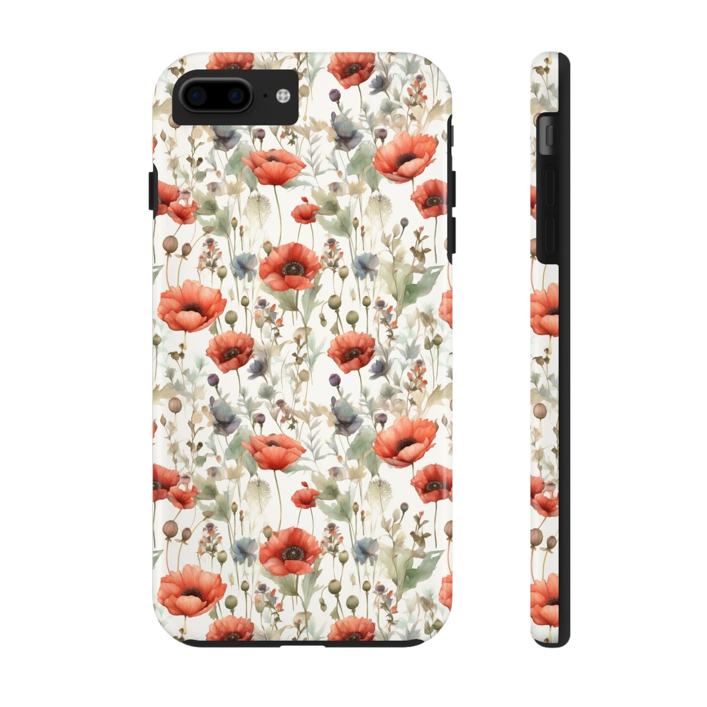 Watercolor Poppy Phone Case