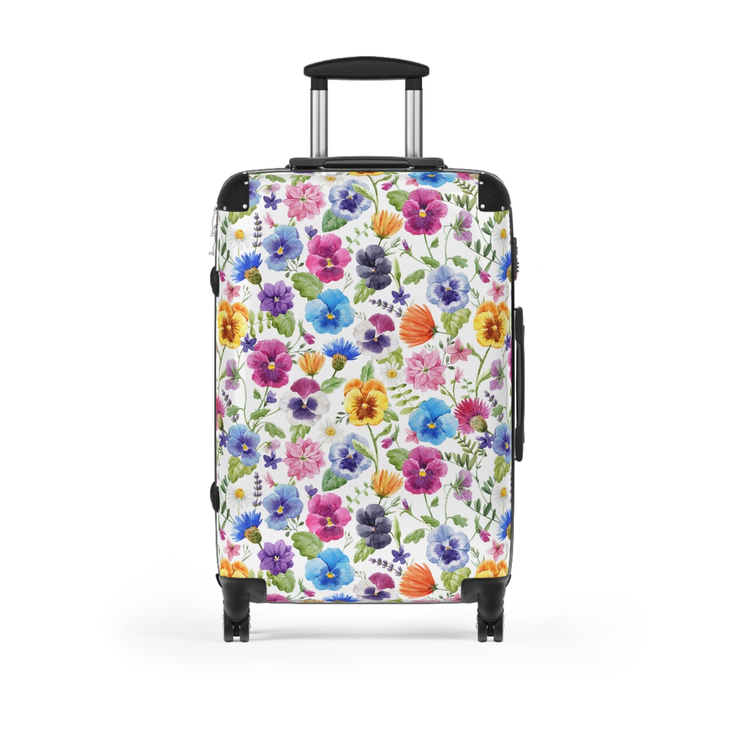 Floral Suitcase / Pansy Luggage