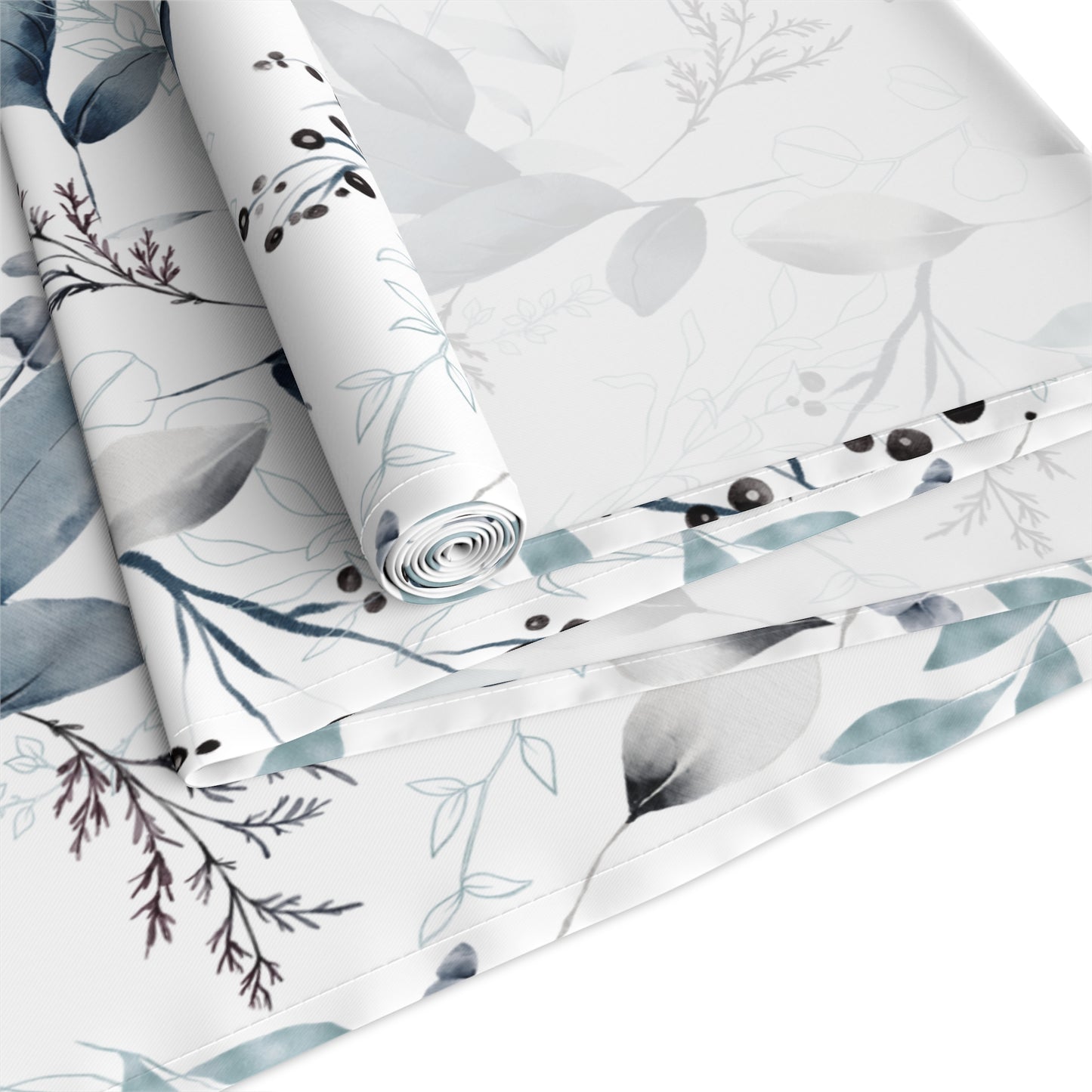 Winter Table Runner /  Floral Table Runner / Winter Decor