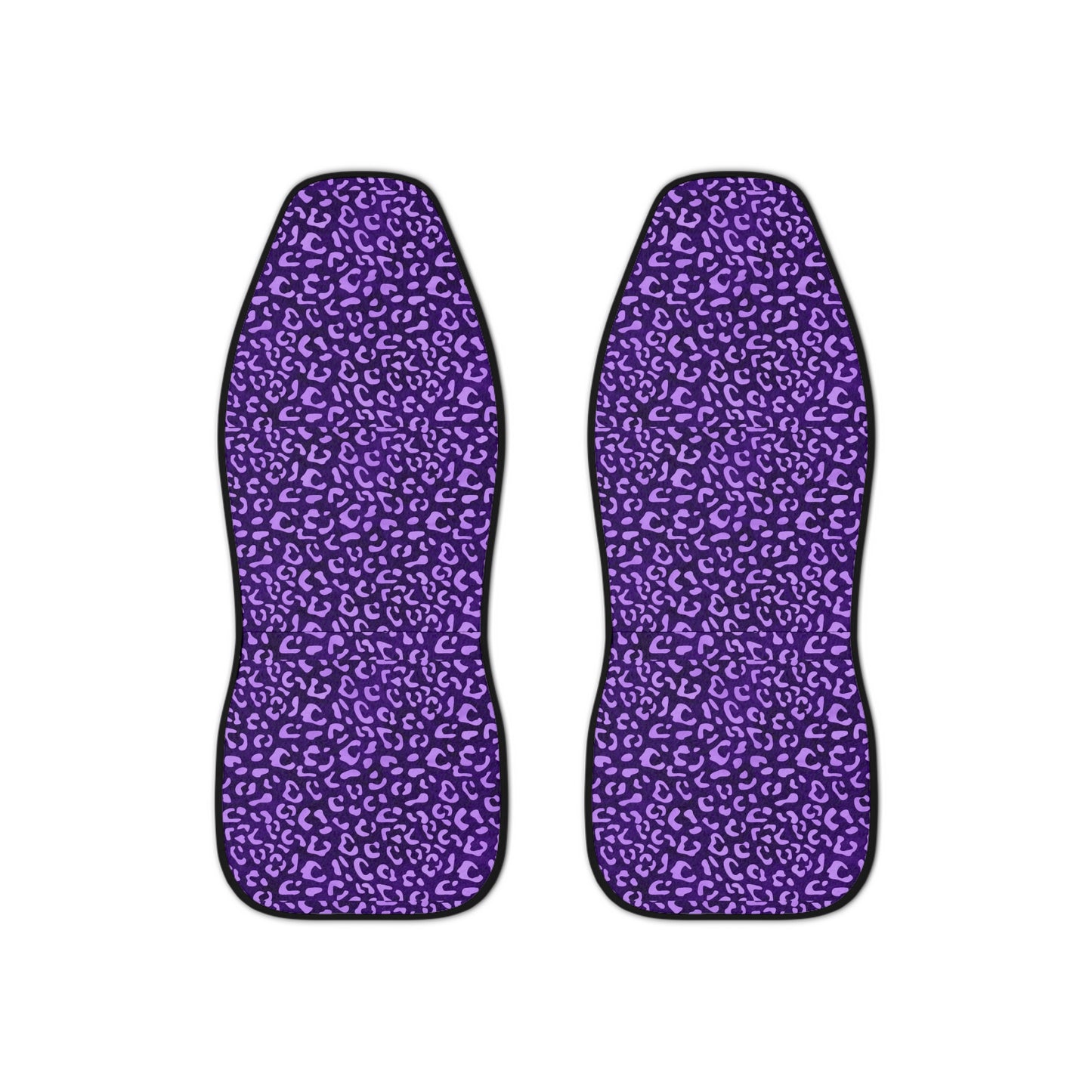 Purple Leopard Print Car Seat Covers