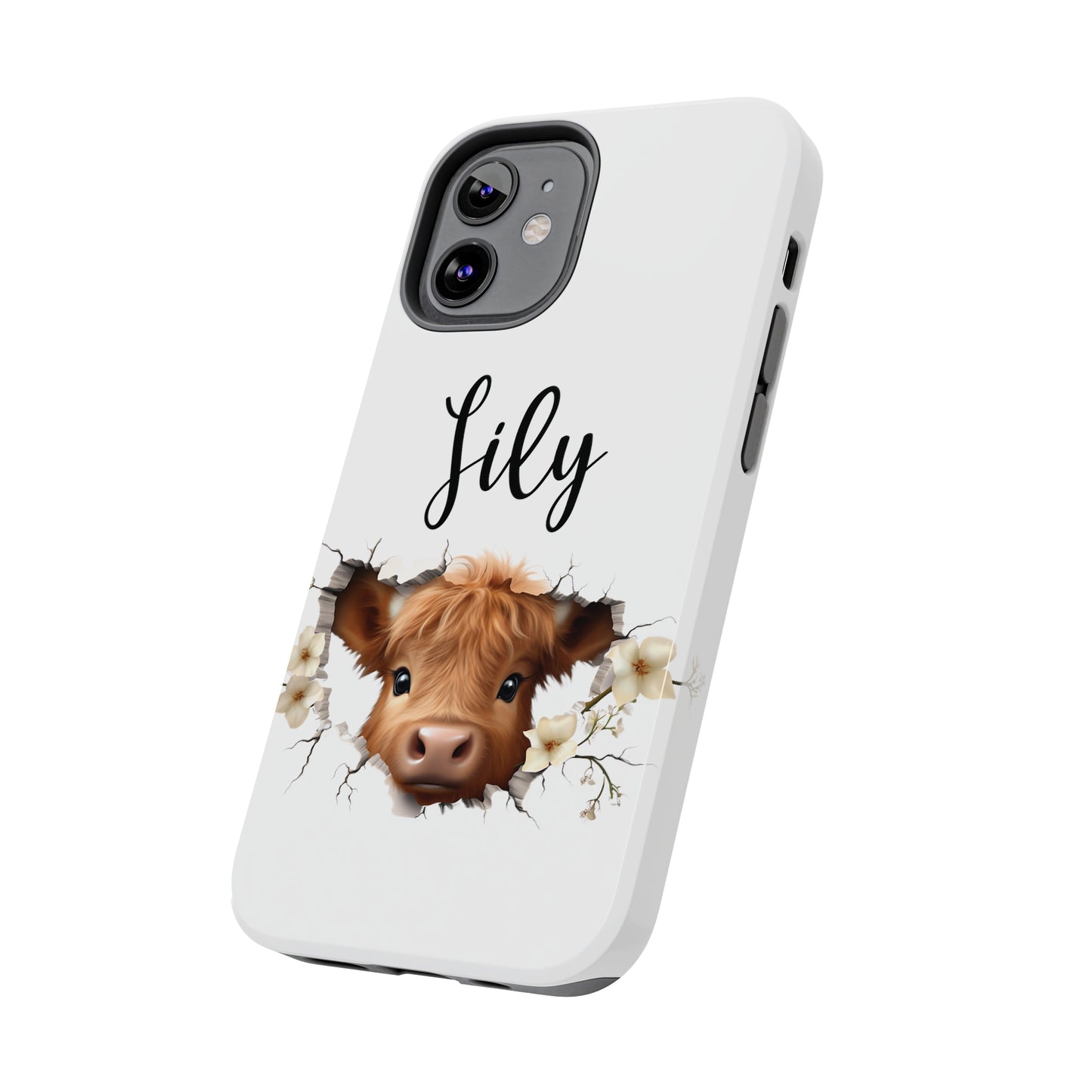 Personalized Highland Cow Phone Case