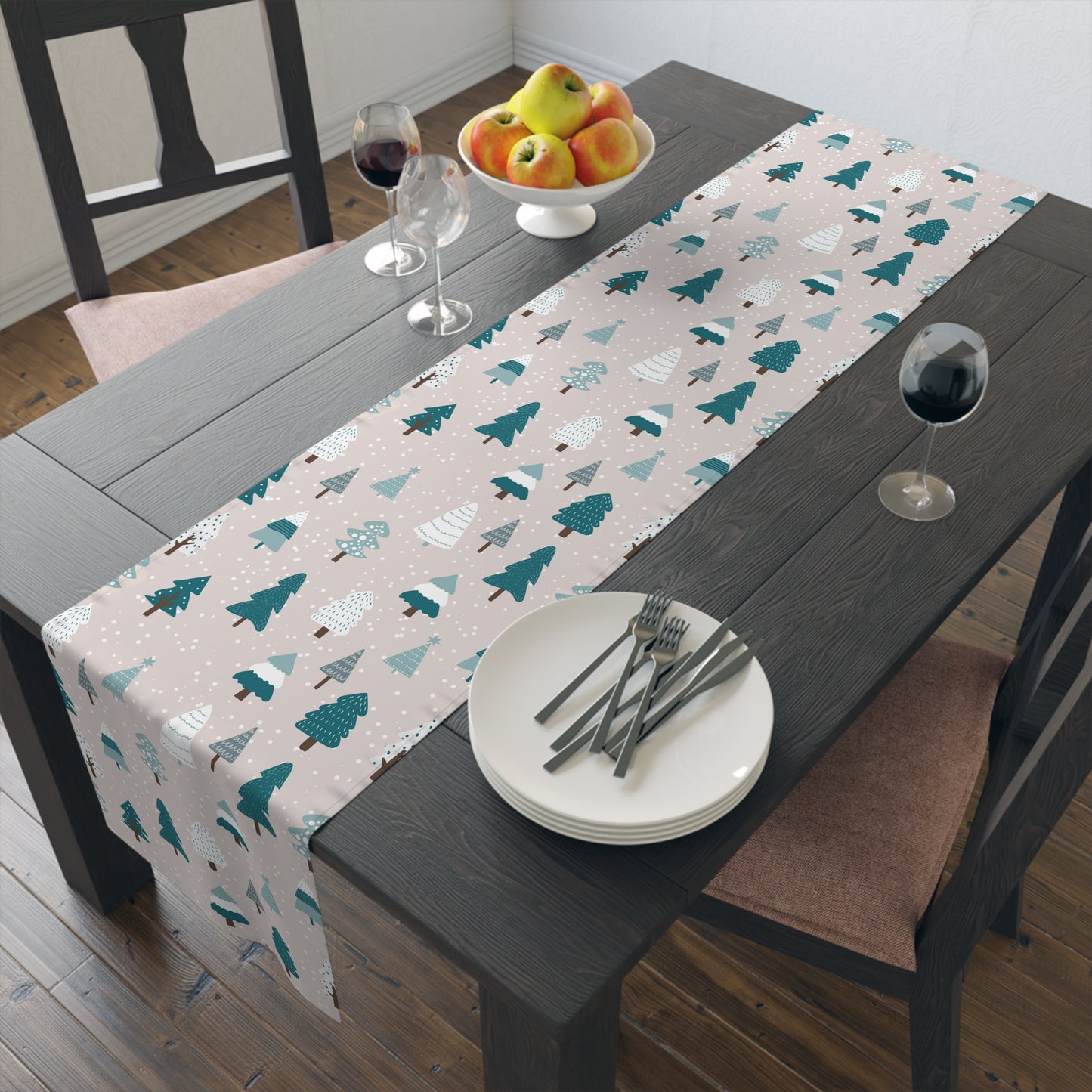 Christmas Trees Table Runner