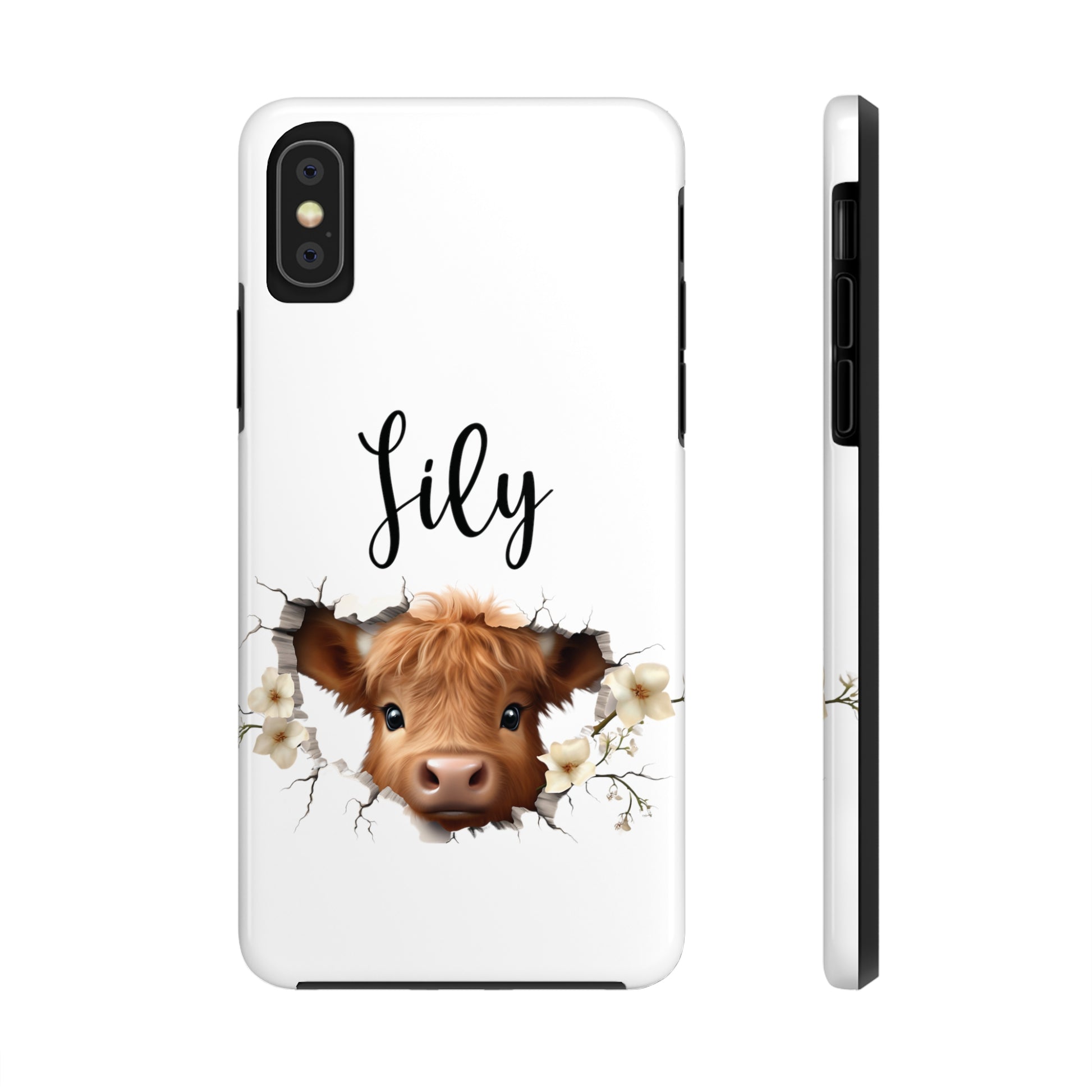 Personalized Highland Cow Phone Case Farmhouse for the Soul Personalized Highland Cow Phone Case Farmhouse for the Soul