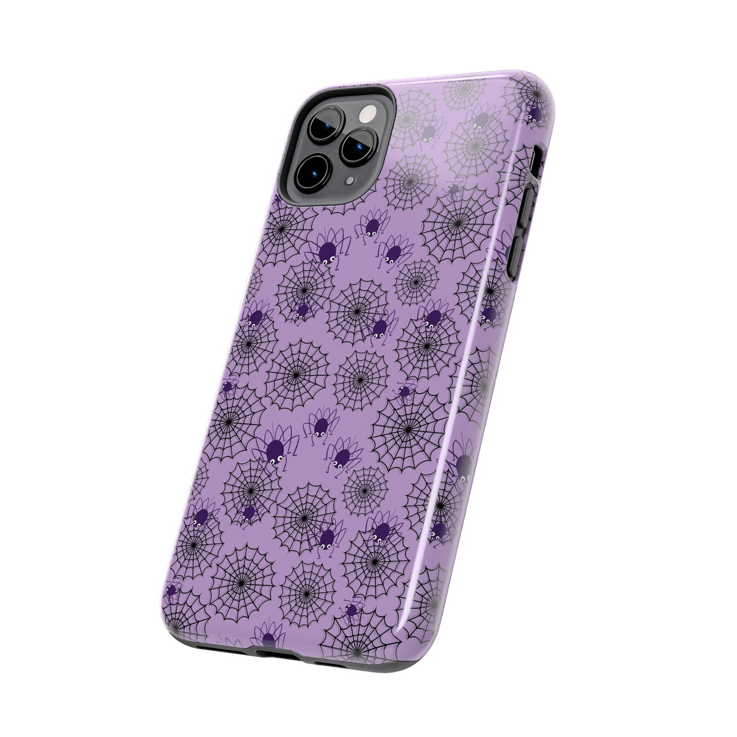 Halloween Phone Case / Purple Spider Web Phone Case