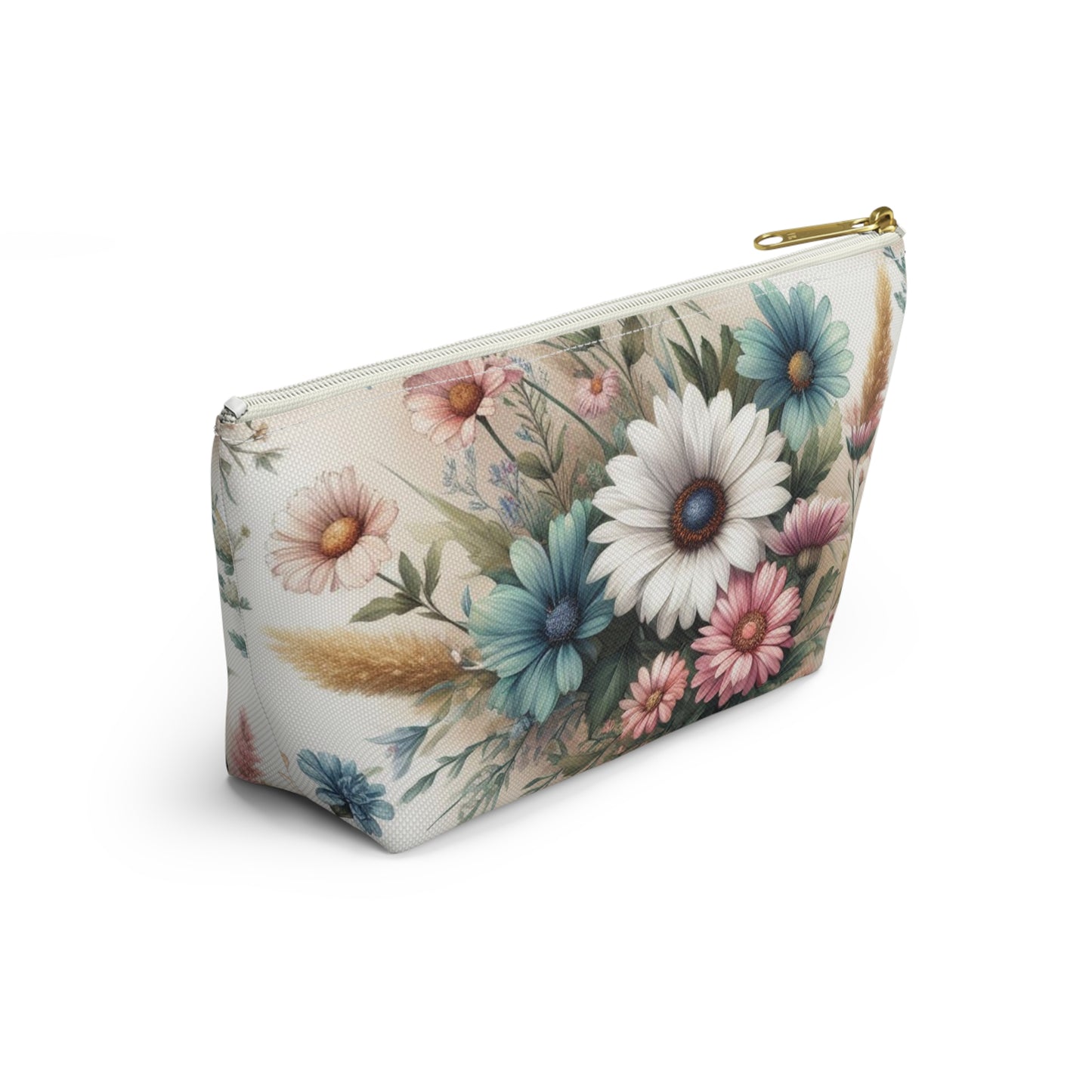 Daisy Floral Makeup Bag