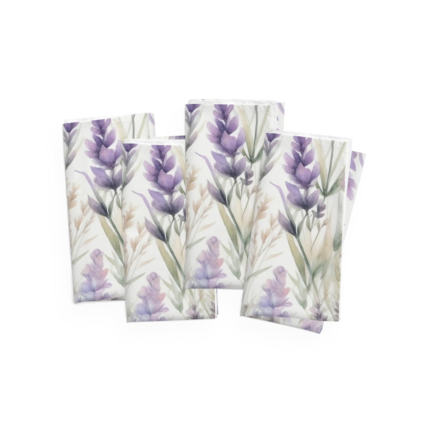 Purple Lavender Napkins / Set of 4 Napkins