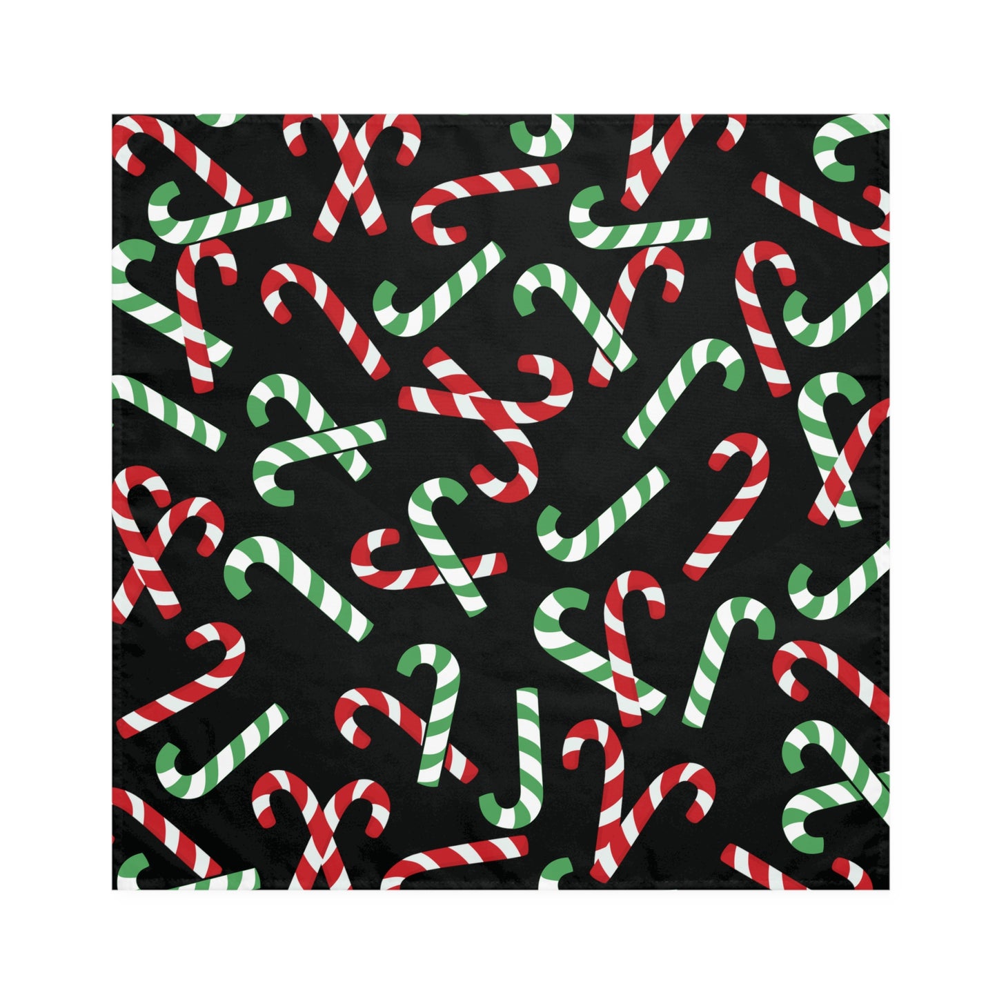 Christmas Candy Cane Napkins / Set of 4