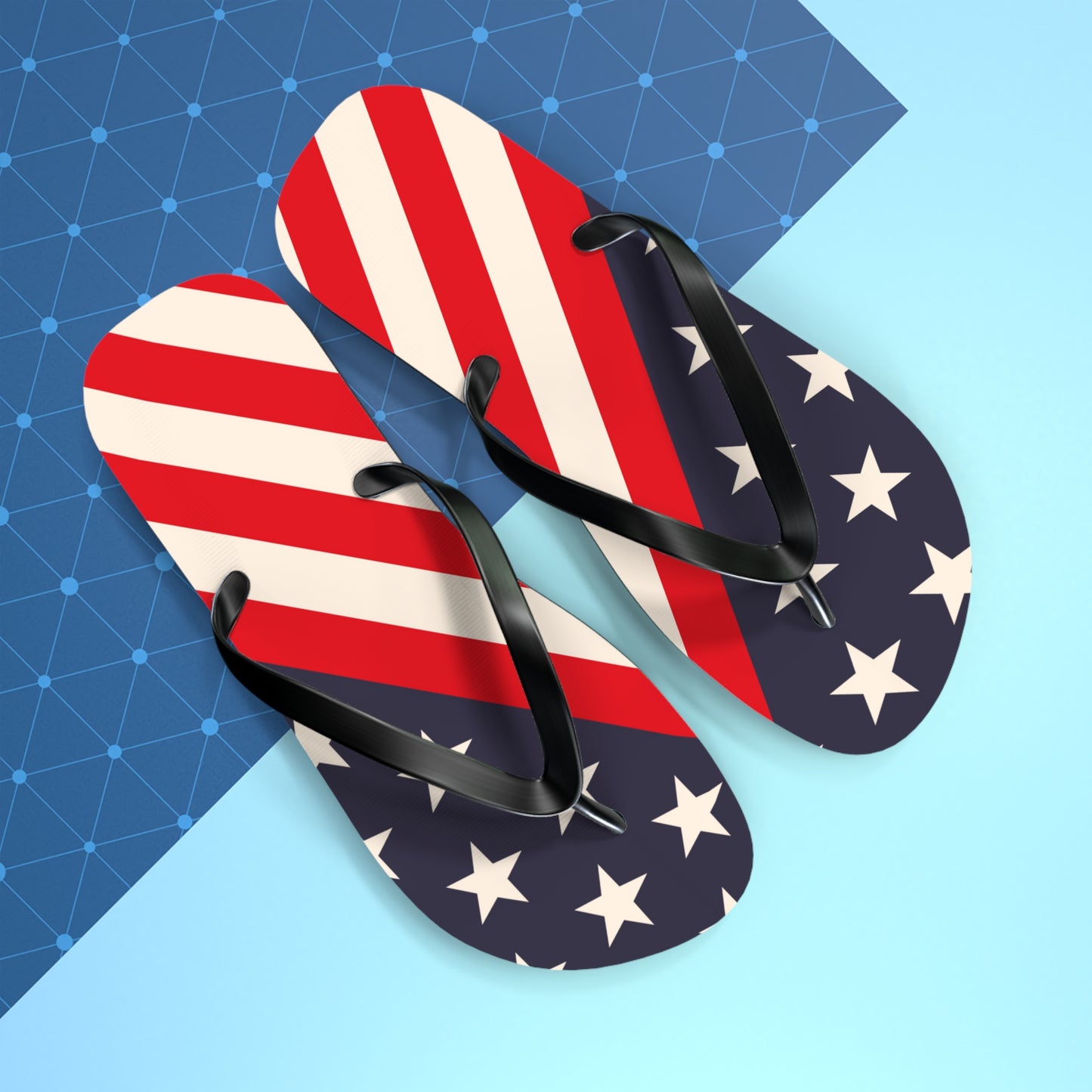 4th of July Flip Flops / USA Patriotic Flip Flops