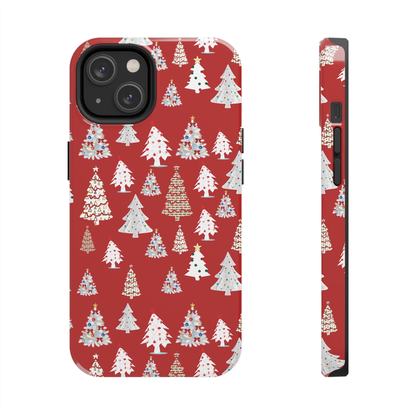 Red Christmas Tree Phone Case