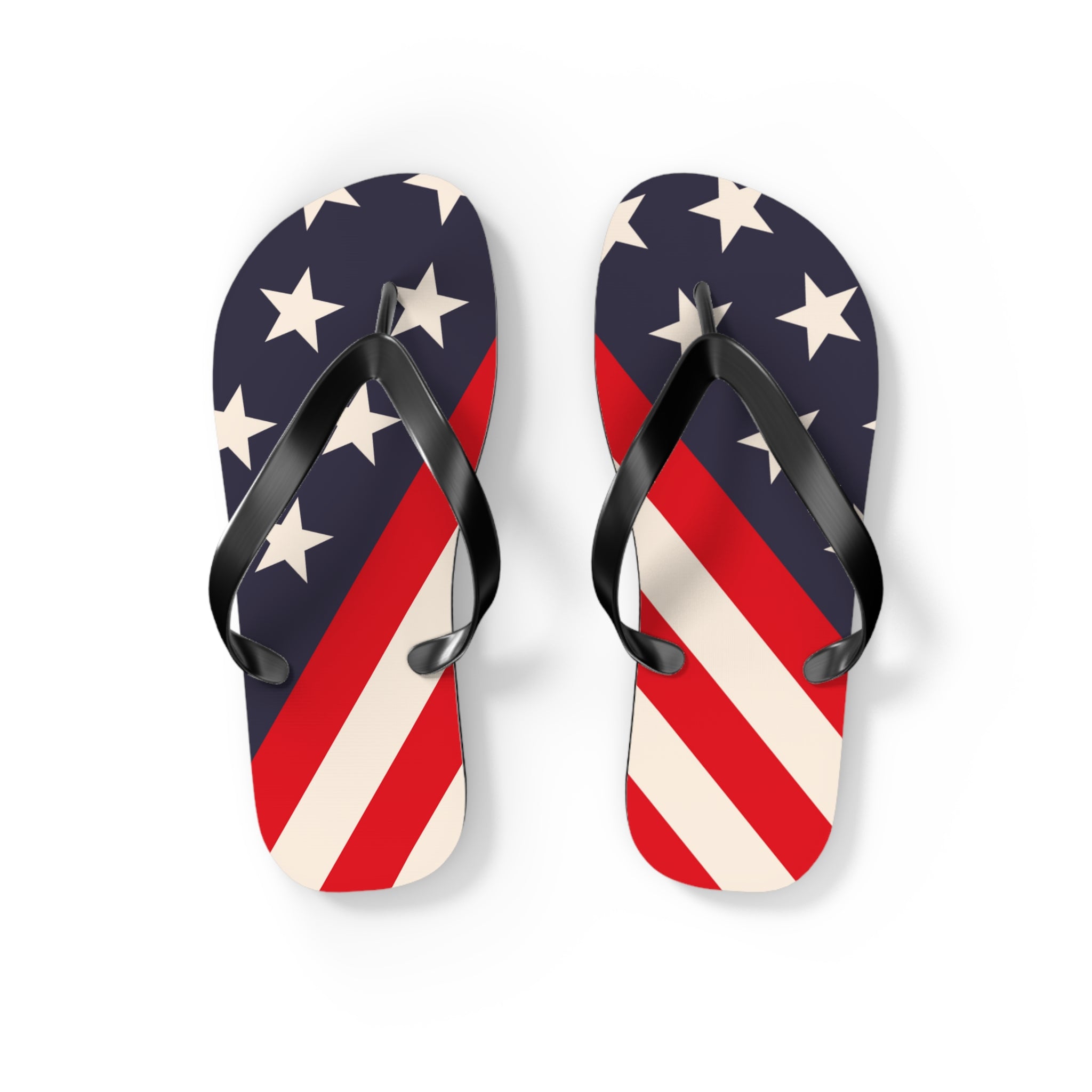 Patriotic cheap flip flops