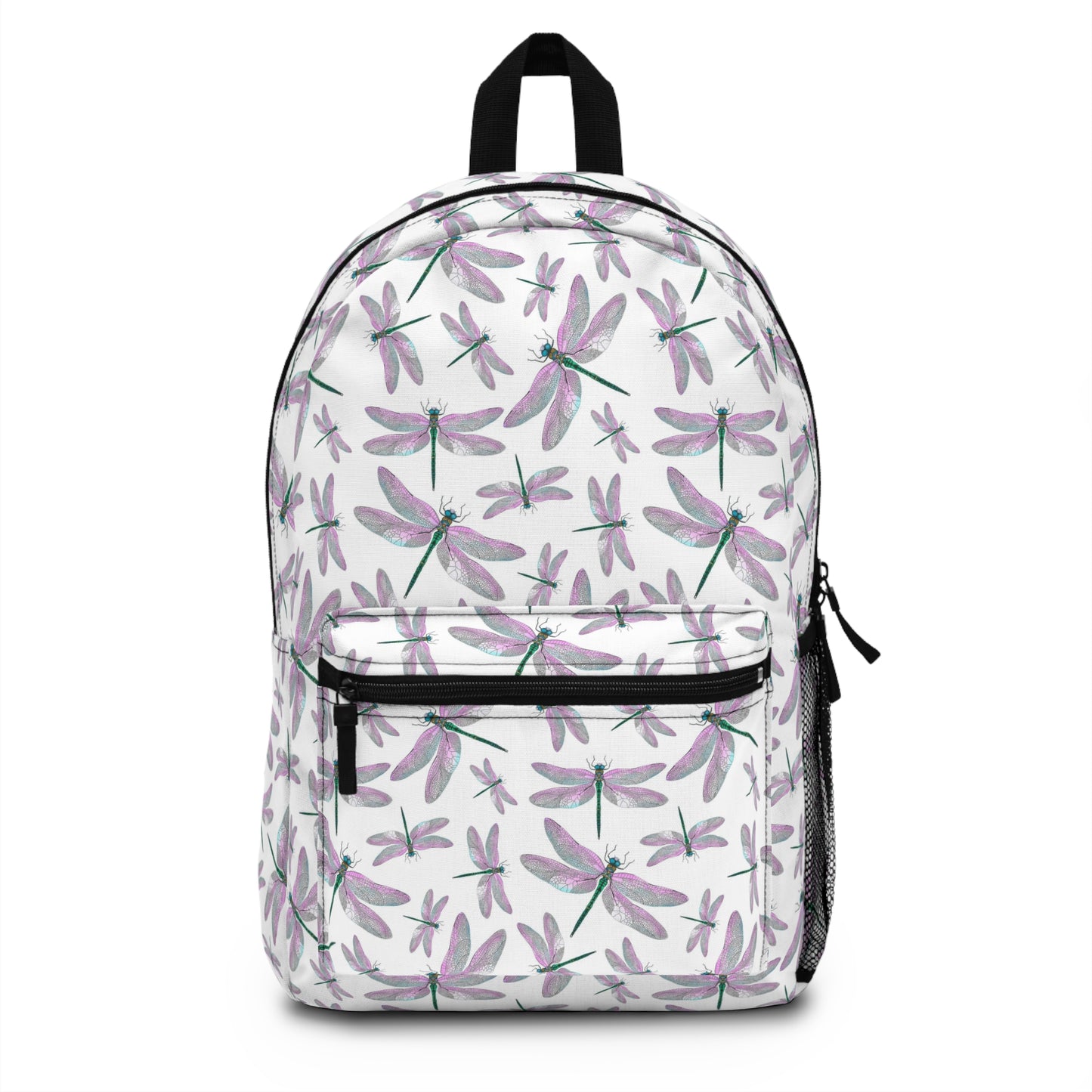 girls purple dragonfly backpack for back to school