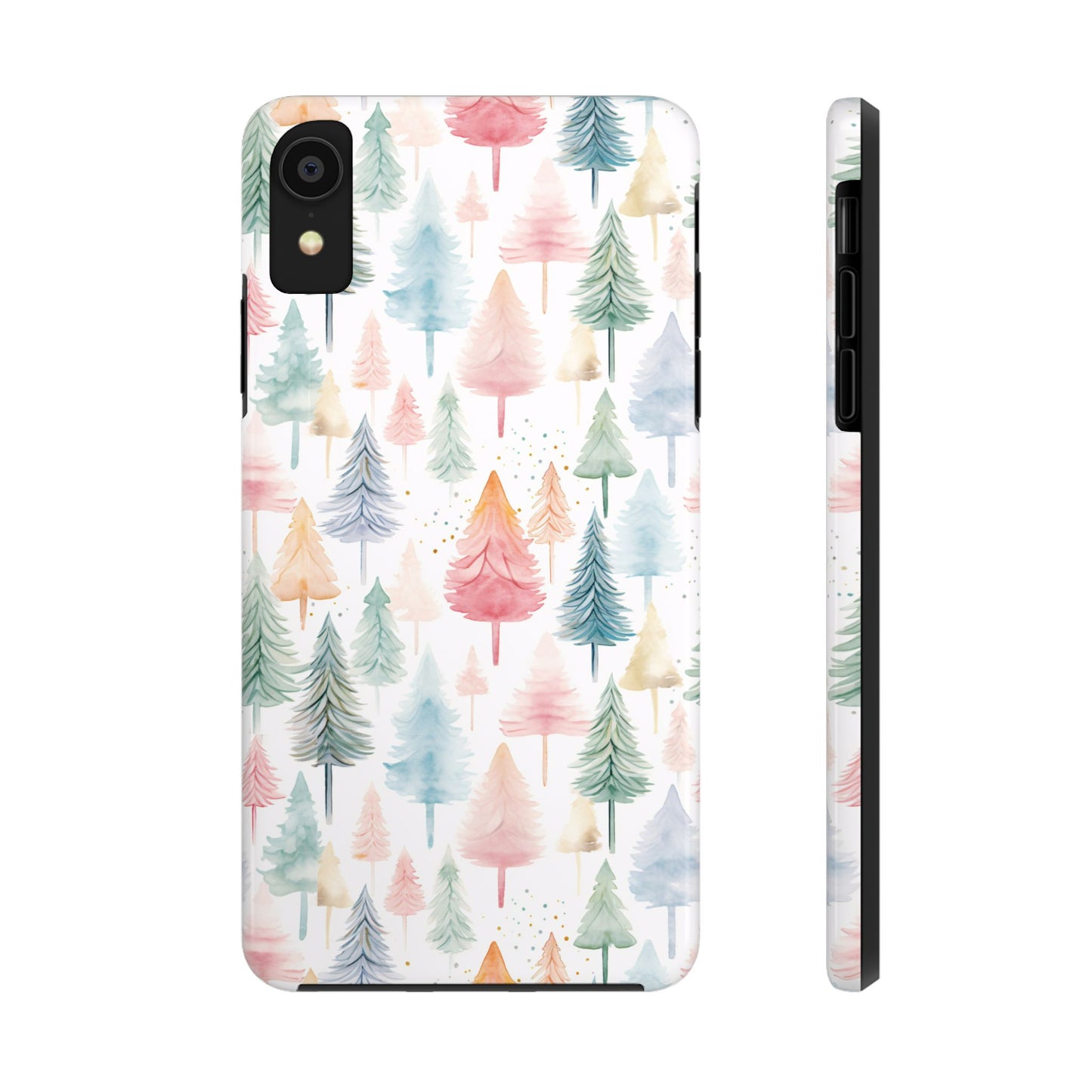 Christmas Watercolor Tree Phone Case