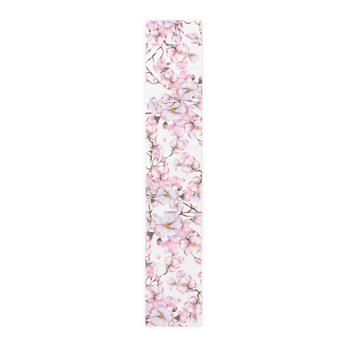 Cherry Blossom Table Runner / Pink Floral Table Runner