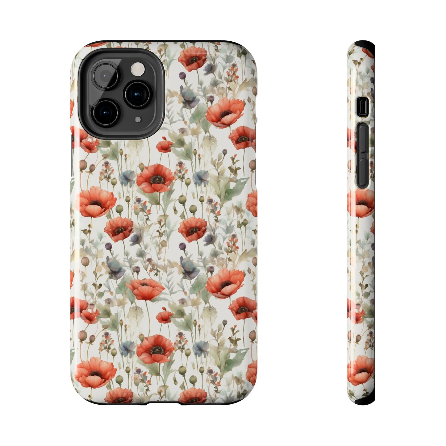 Watercolor Poppy Phone Case