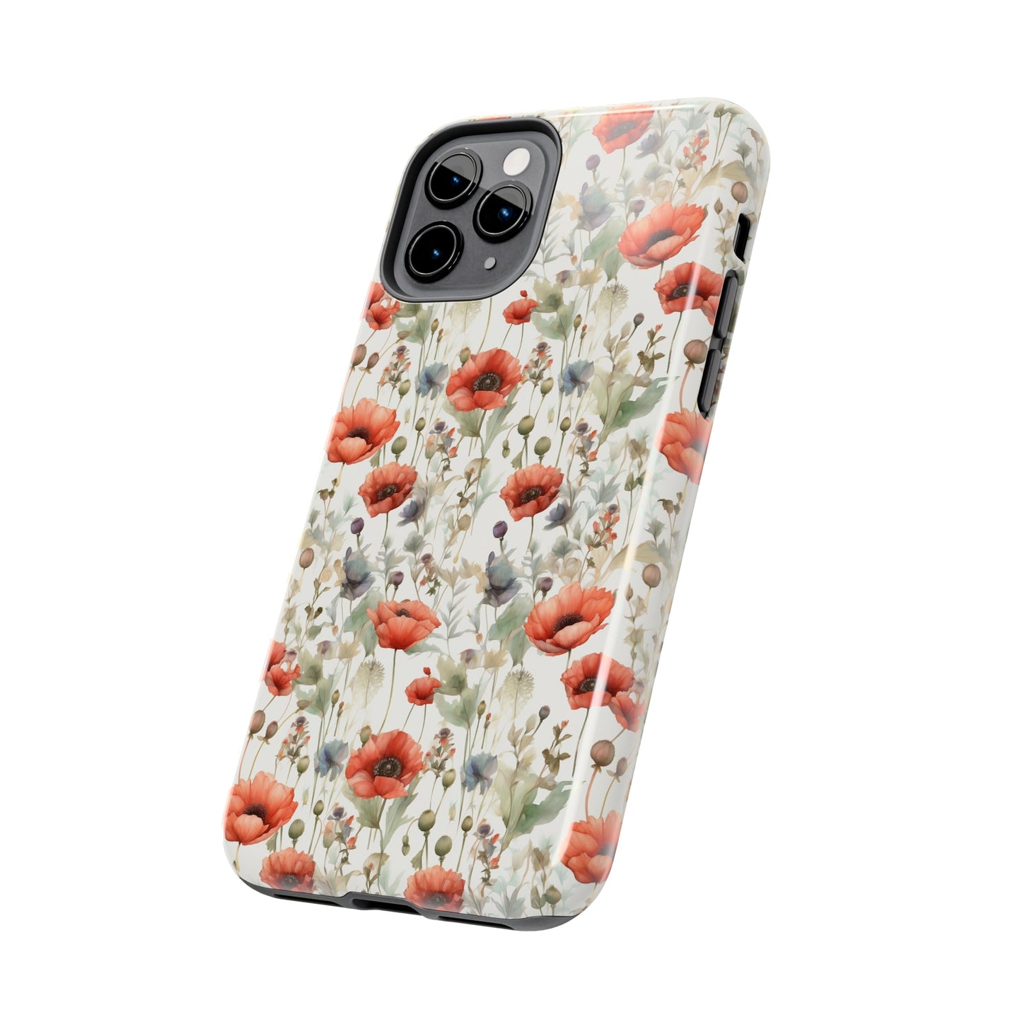 Watercolor Poppy Phone Case