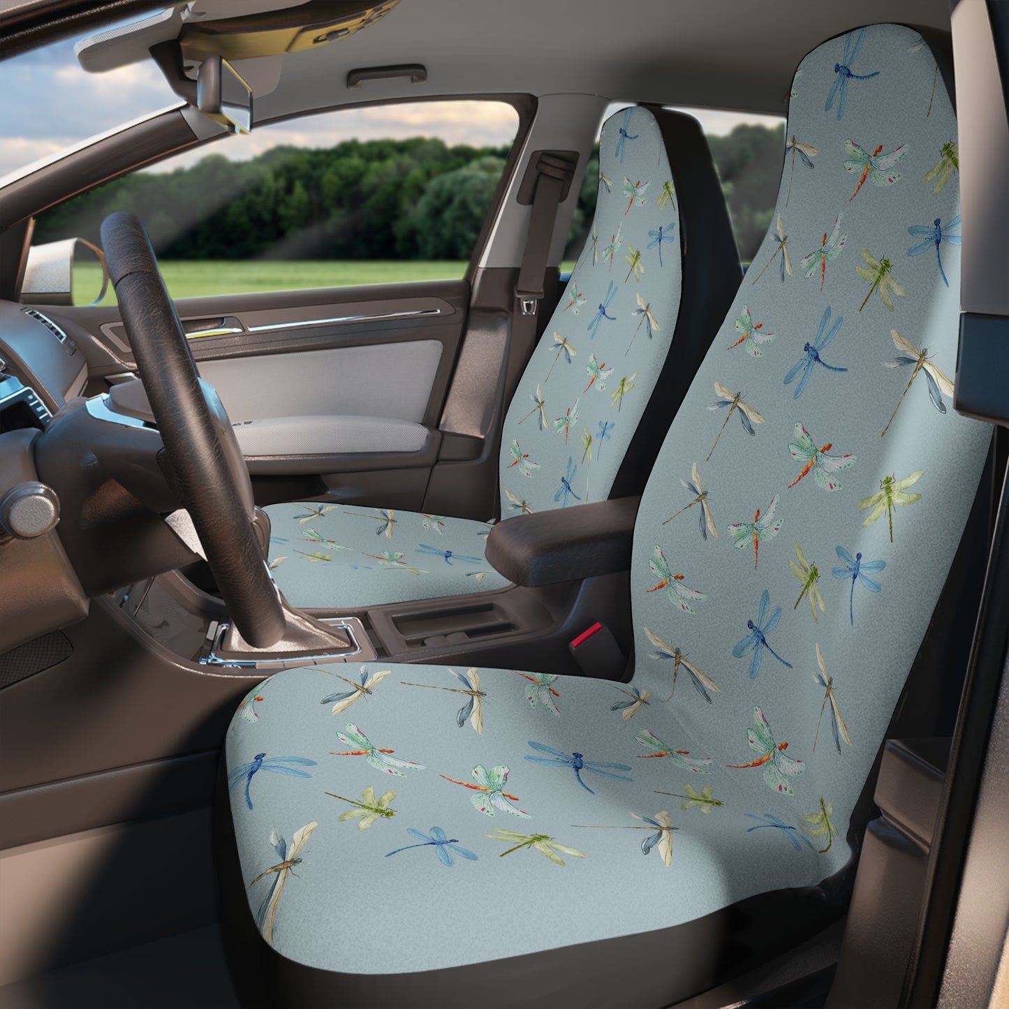 blue dragonfly car seat covers