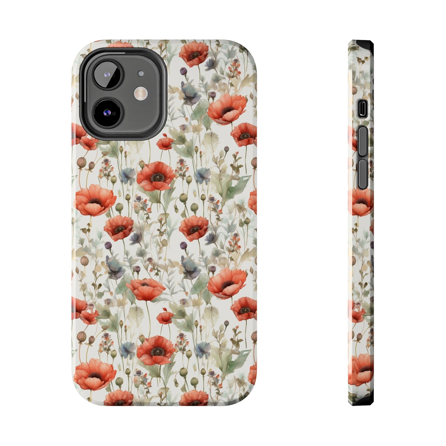 Watercolor Poppy Phone Case