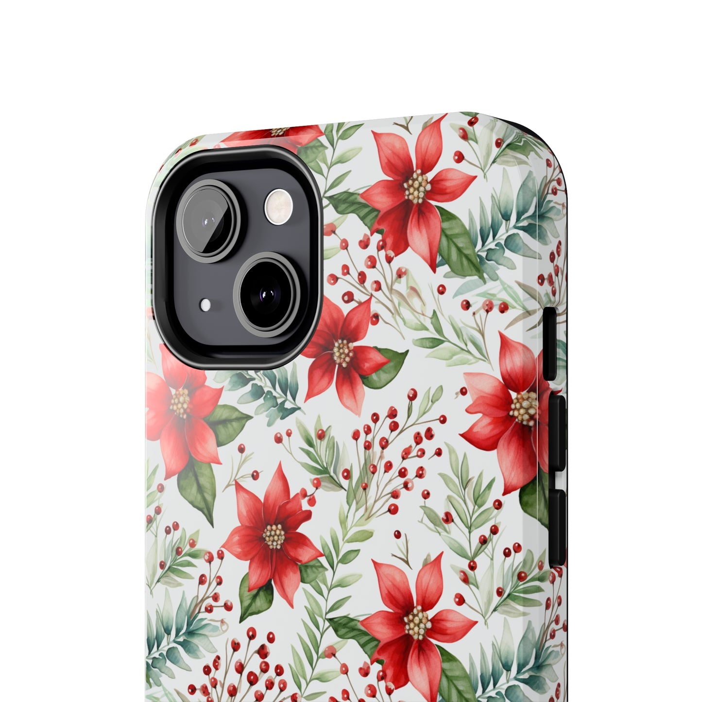 Christmas Poinsettia Phone Cases