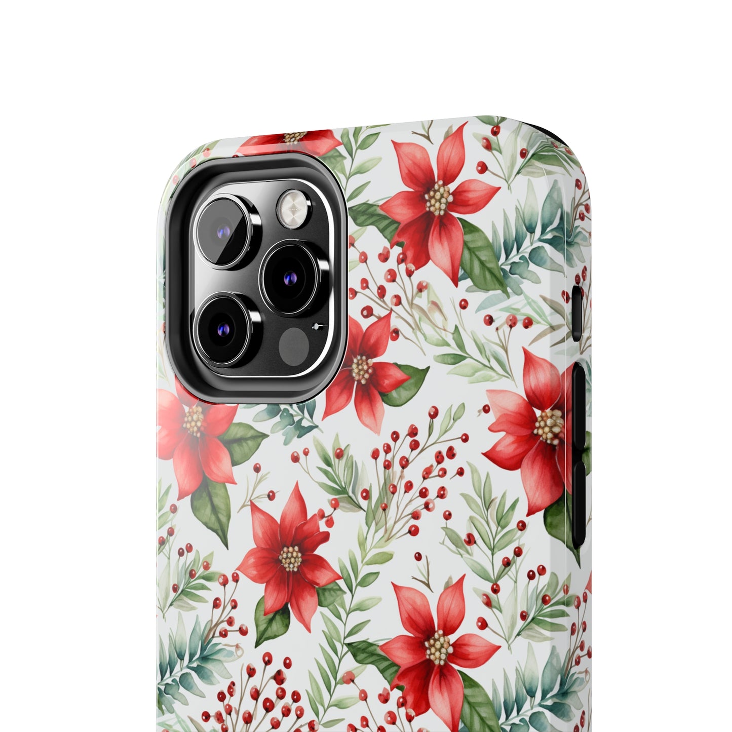 Christmas Poinsettia Phone Cases