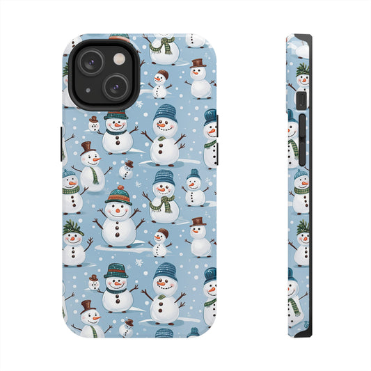 christmas snowman iphone case