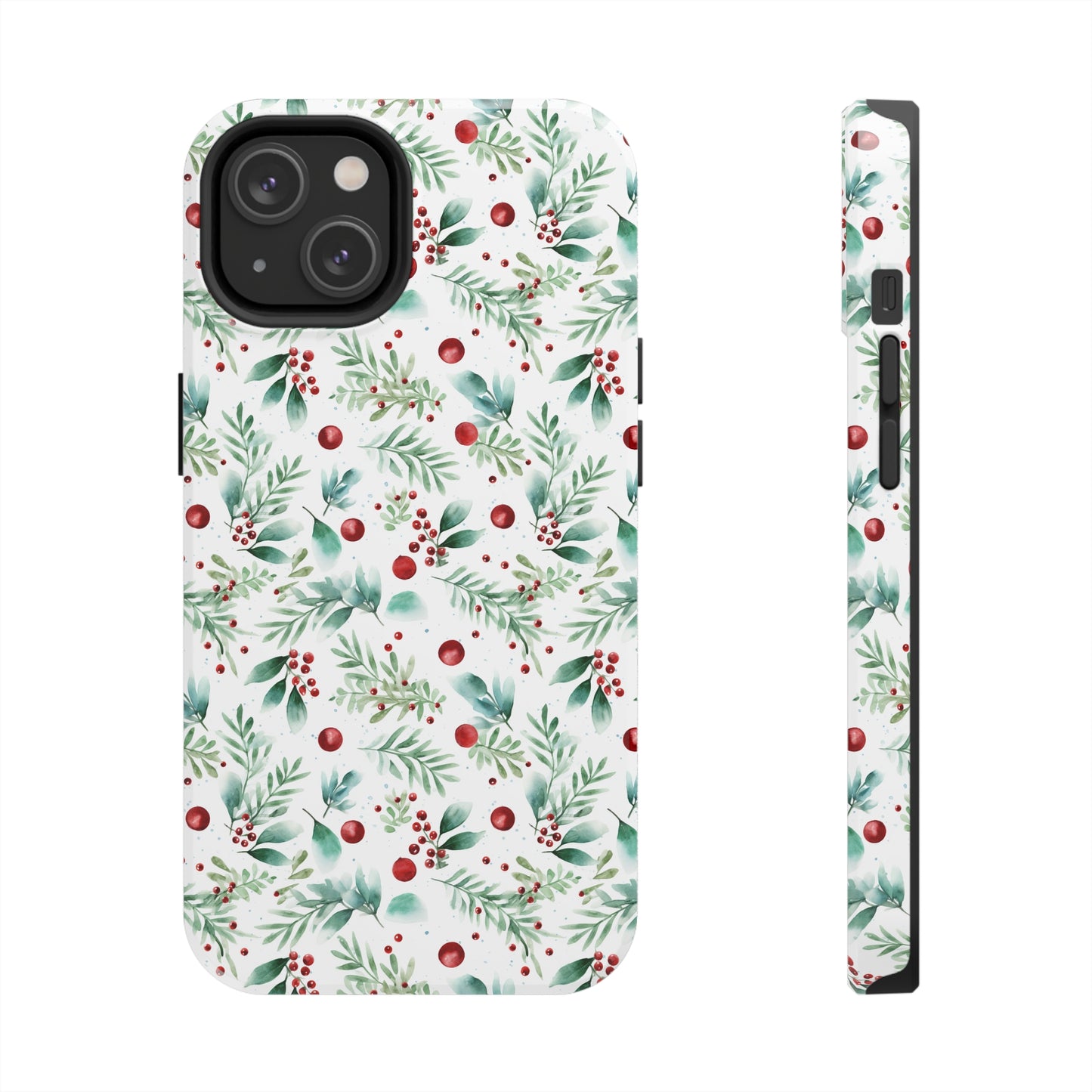 christmas berry iphone case