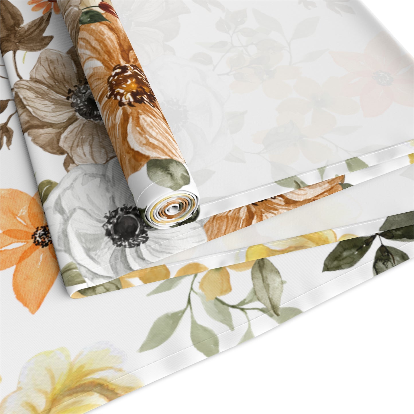 Fall Floral Table Runner