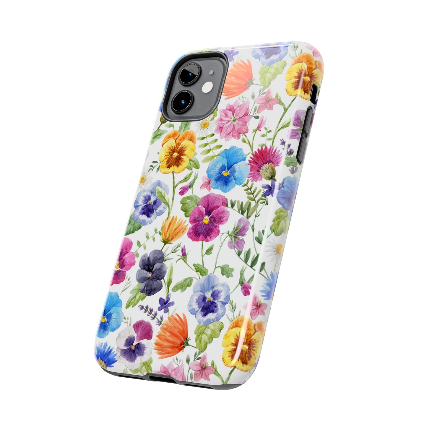 Floral IPhone Case / Pansy Phone Case