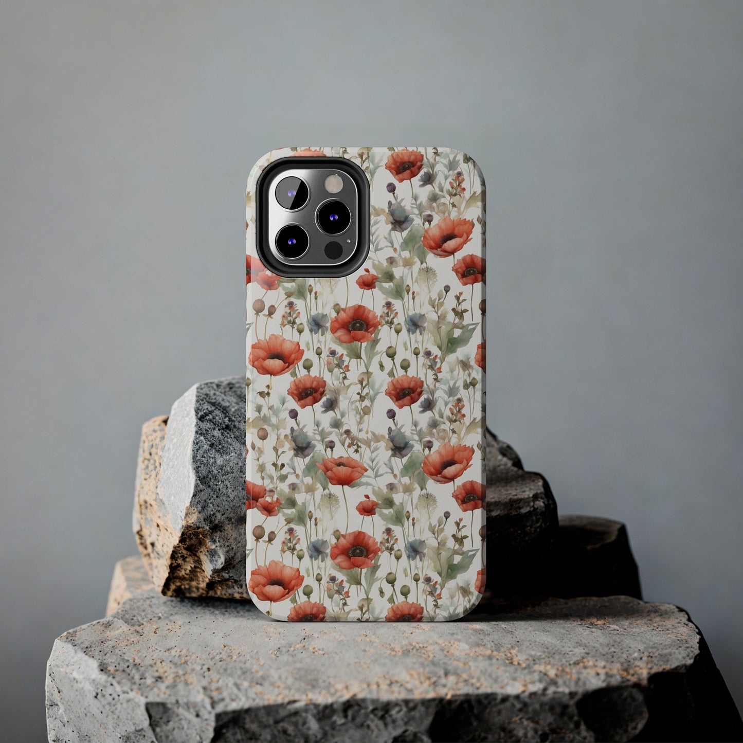 Watercolor Poppy Phone Case