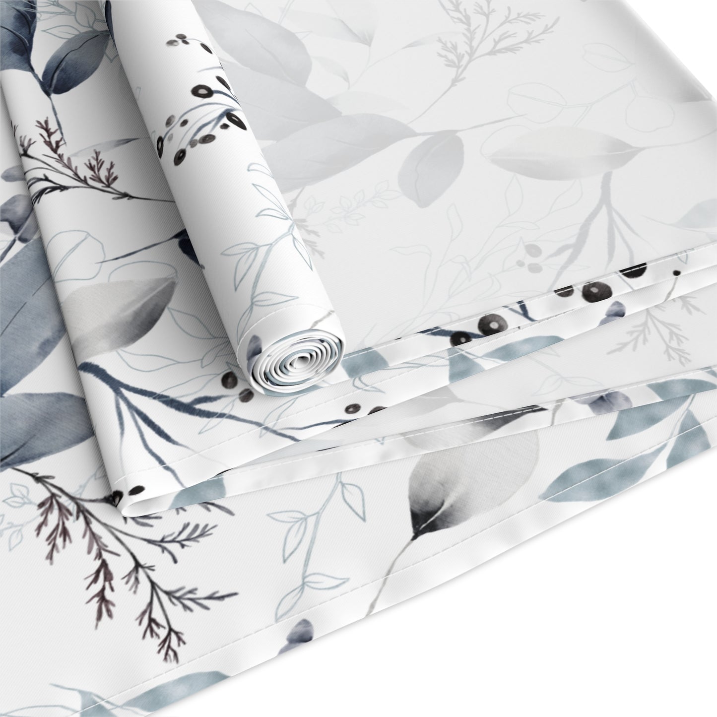 Winter Table Runner /  Floral Table Runner / Winter Decor