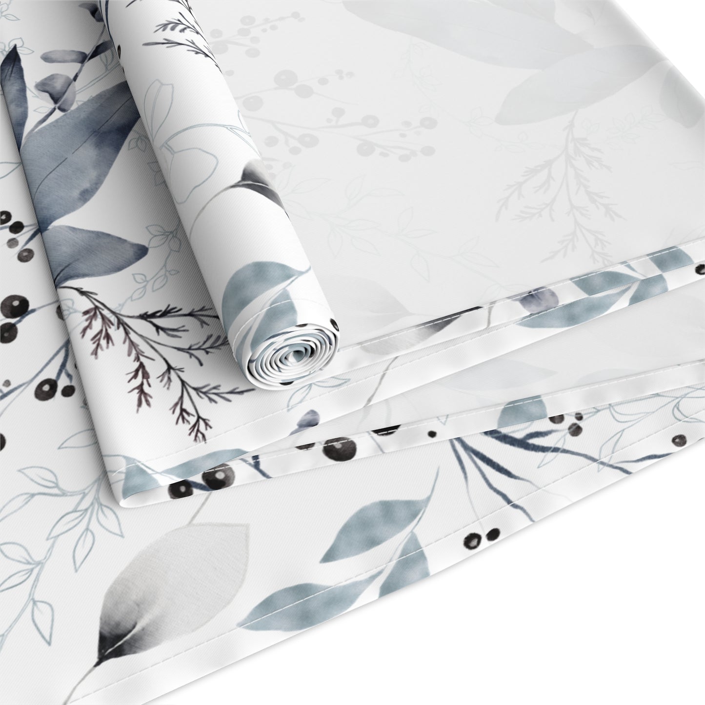 Winter Table Runner /  Floral Table Runner / Winter Decor