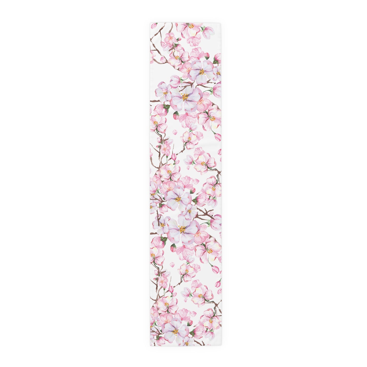 Cherry Blossom Table Runner / Pink Floral Table Runner